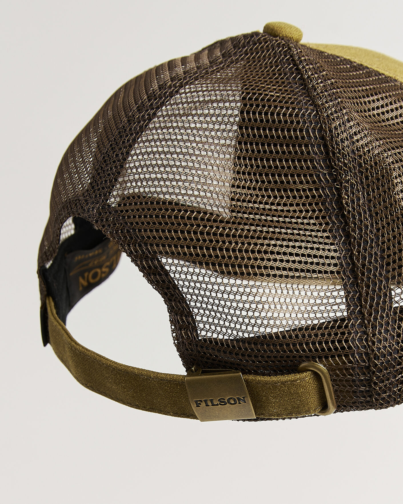 Herre | Hatte & kasketter | Filson | Scenic Waxed Logger Mesh Cap Dark Tan