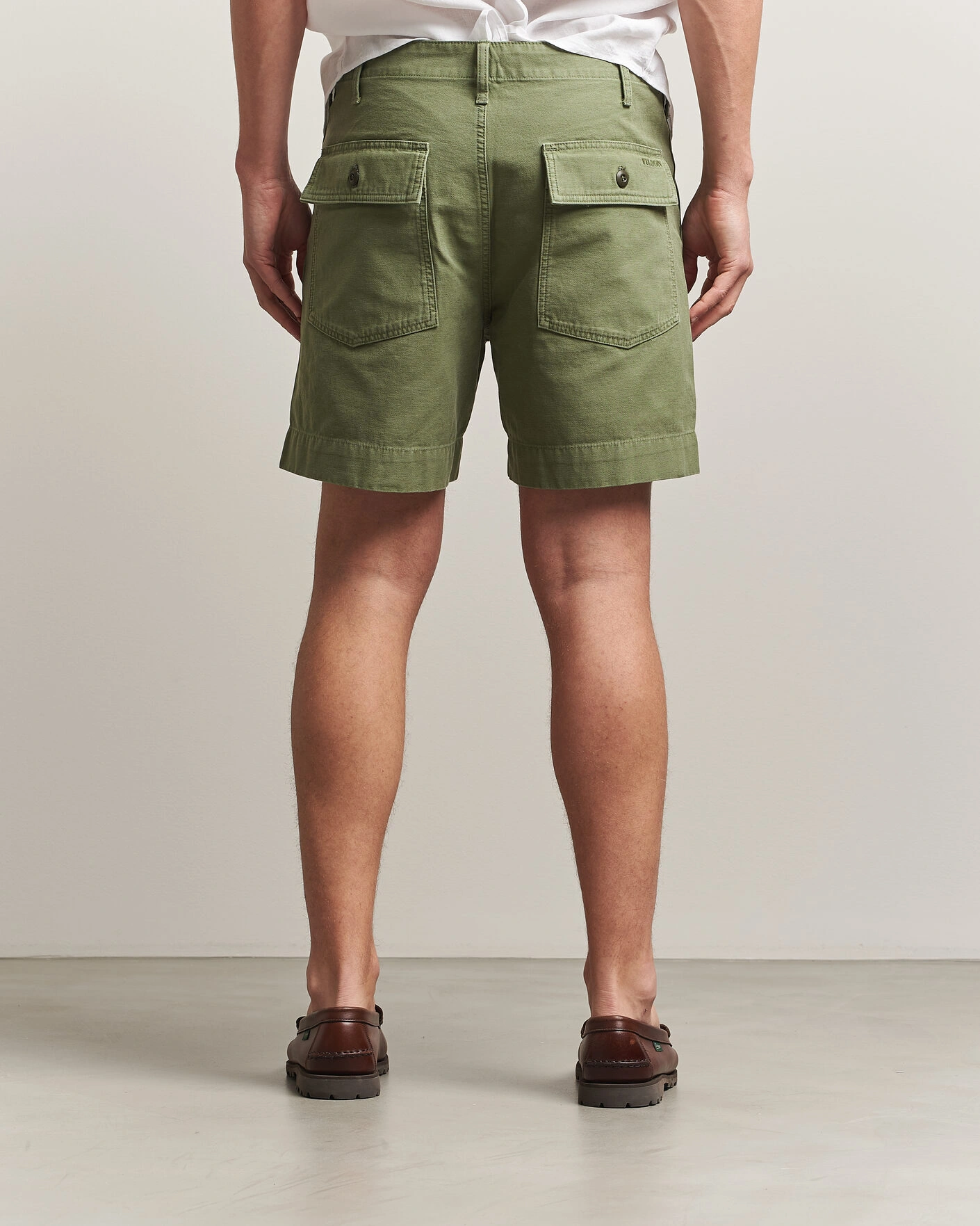 Herre | Shorts | Filson | Field Cargo Shorts Washed Fatigue Green