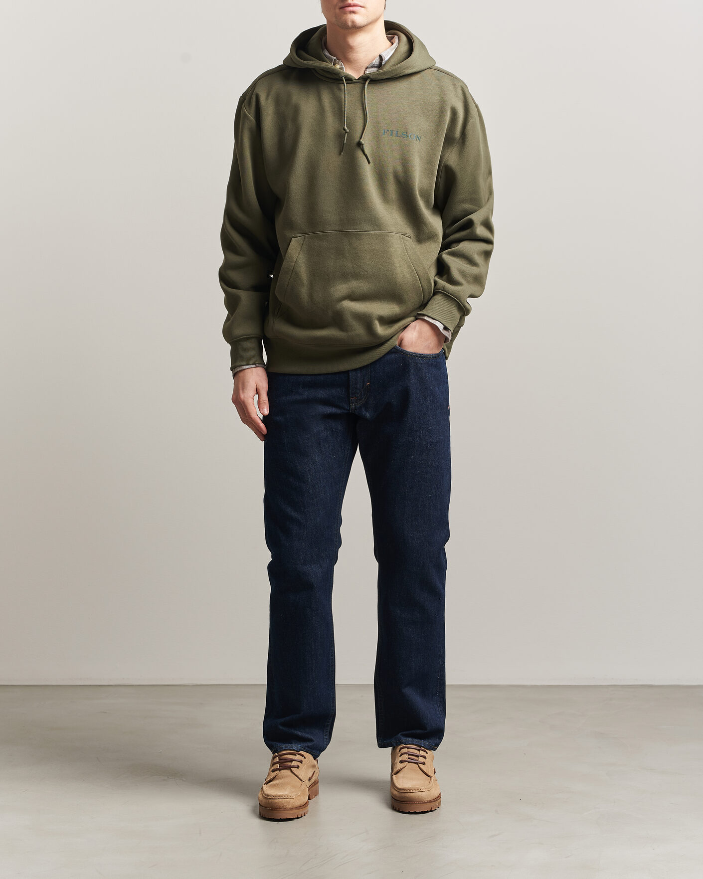 Herre | Trøjer | Filson | Scenic Graphic Hoodie Surplus Green