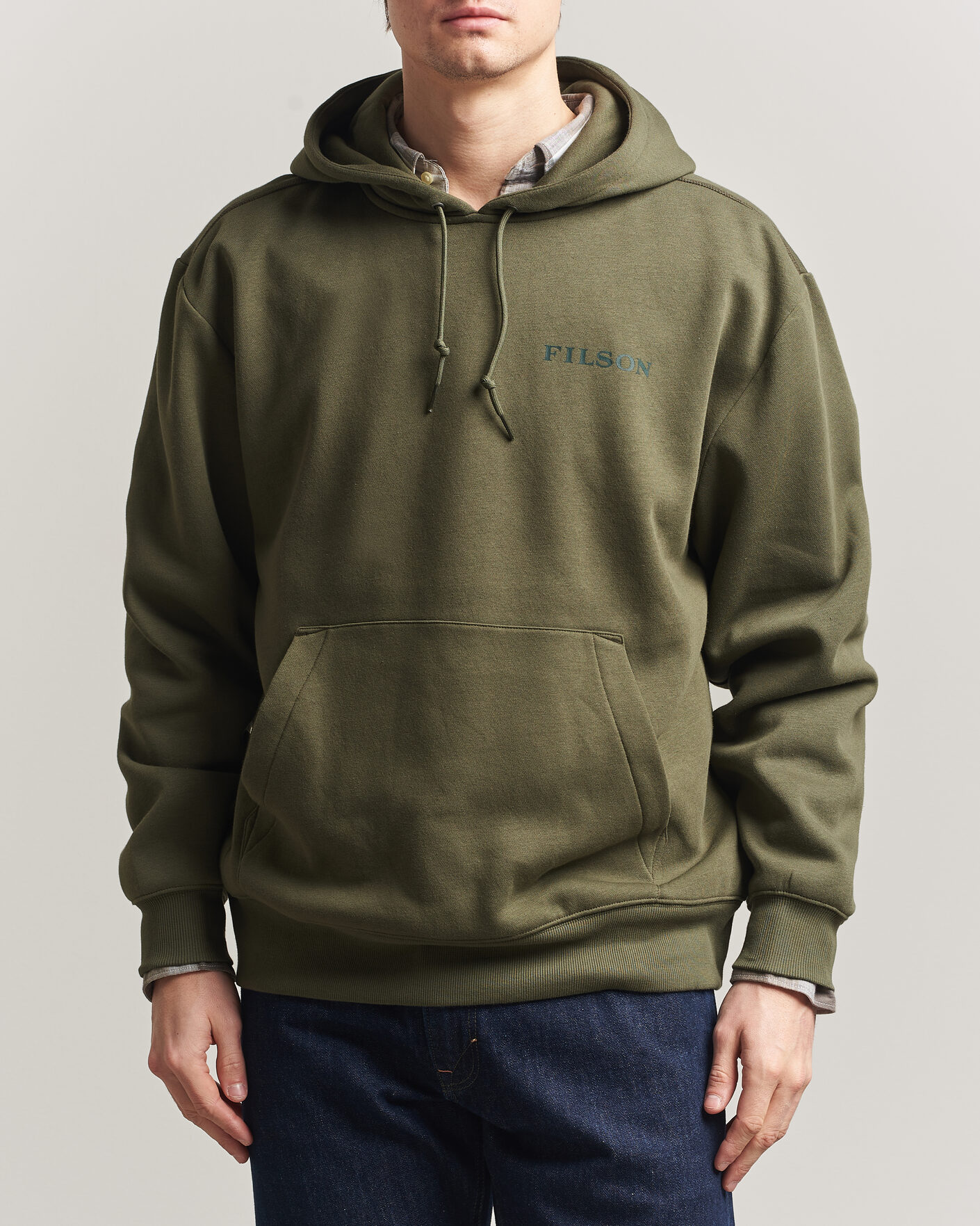 Herre | Trøjer | Filson | Scenic Graphic Hoodie Surplus Green