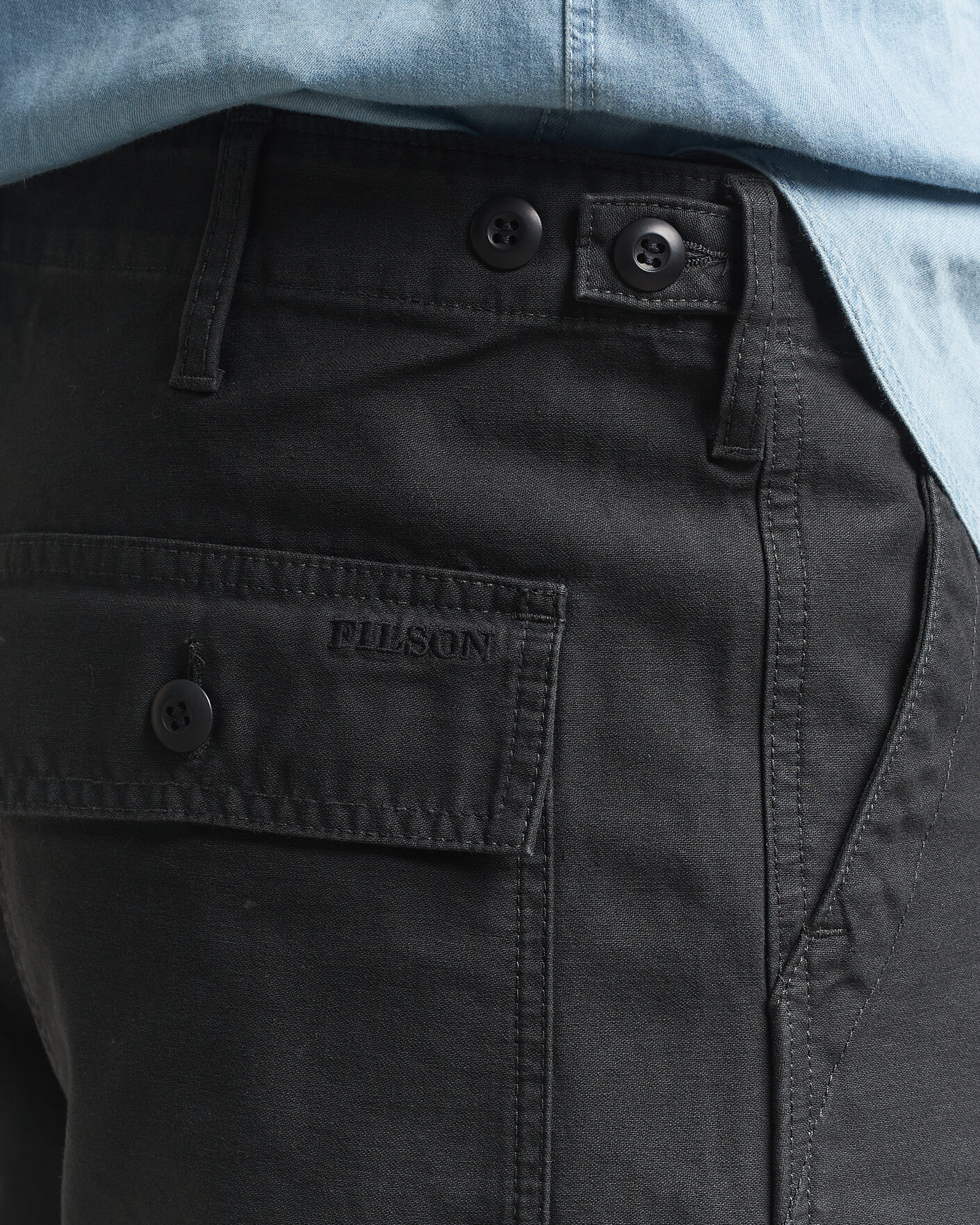 Herre | Bukser | Filson | Field Supply Pants Washed Faded Black