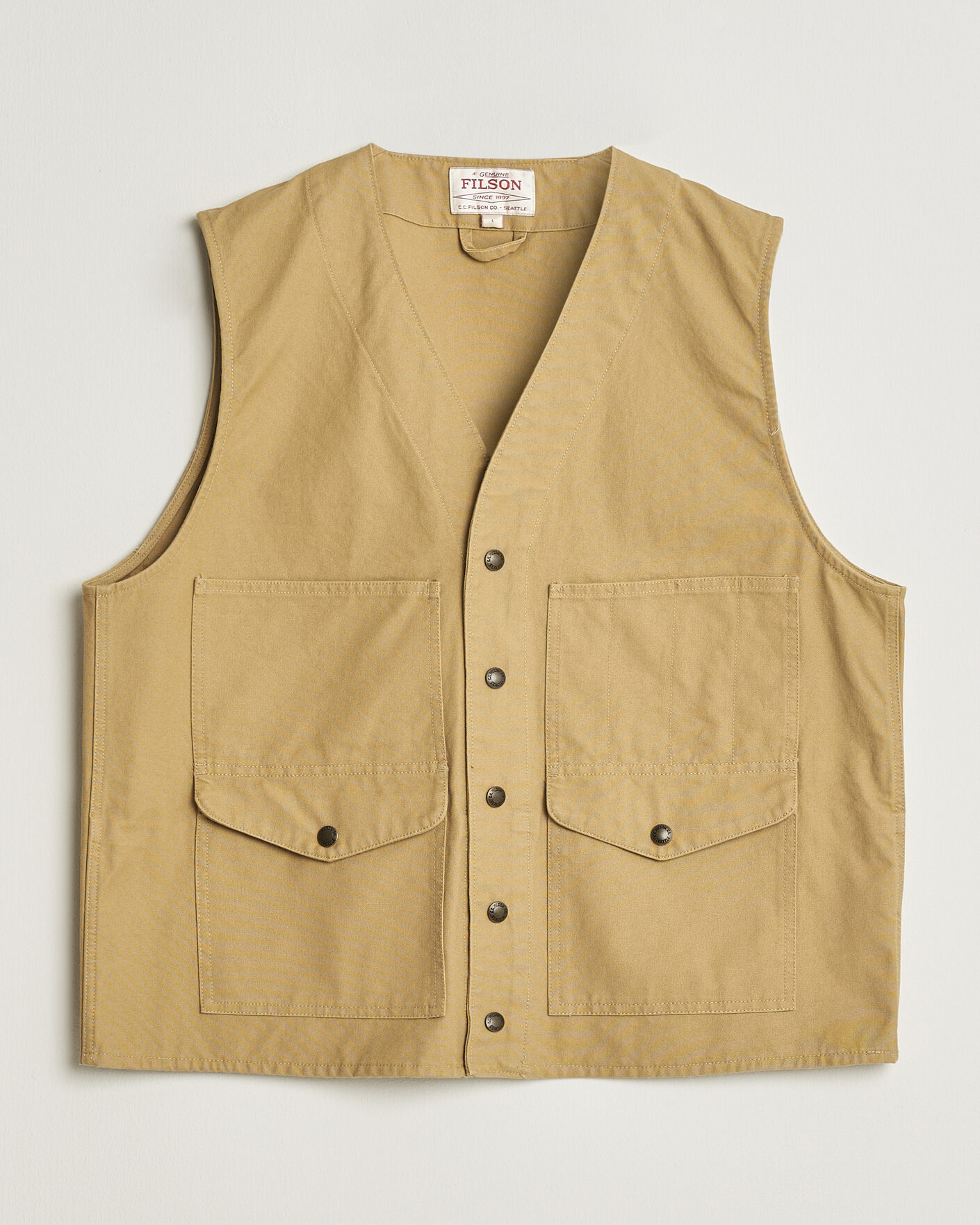Herre | Veste | Filson | Dry Tin Vest Tan