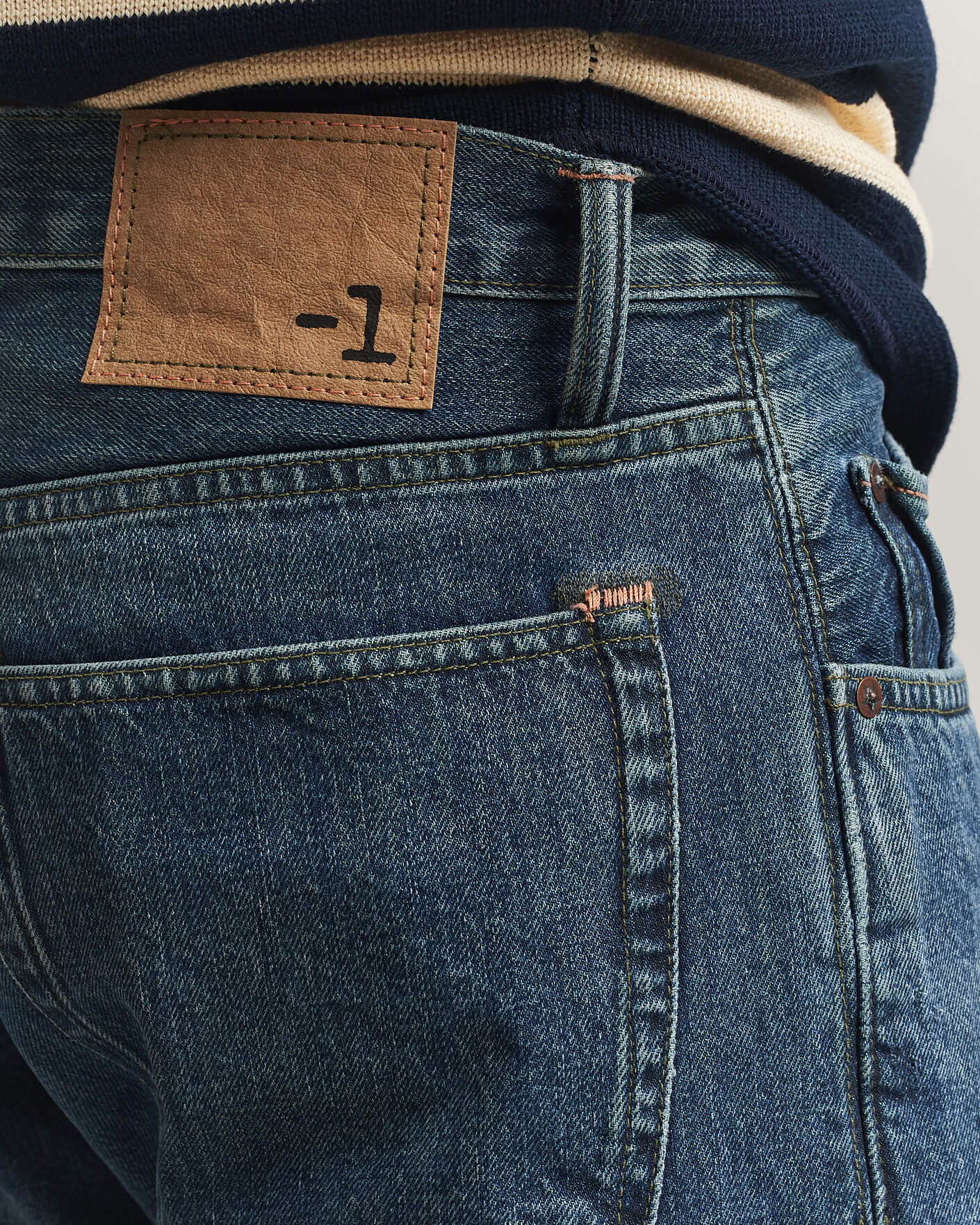 Herre | Jeans | -1 Nordic Denim | Regular Fit Jeans Dark Authentic