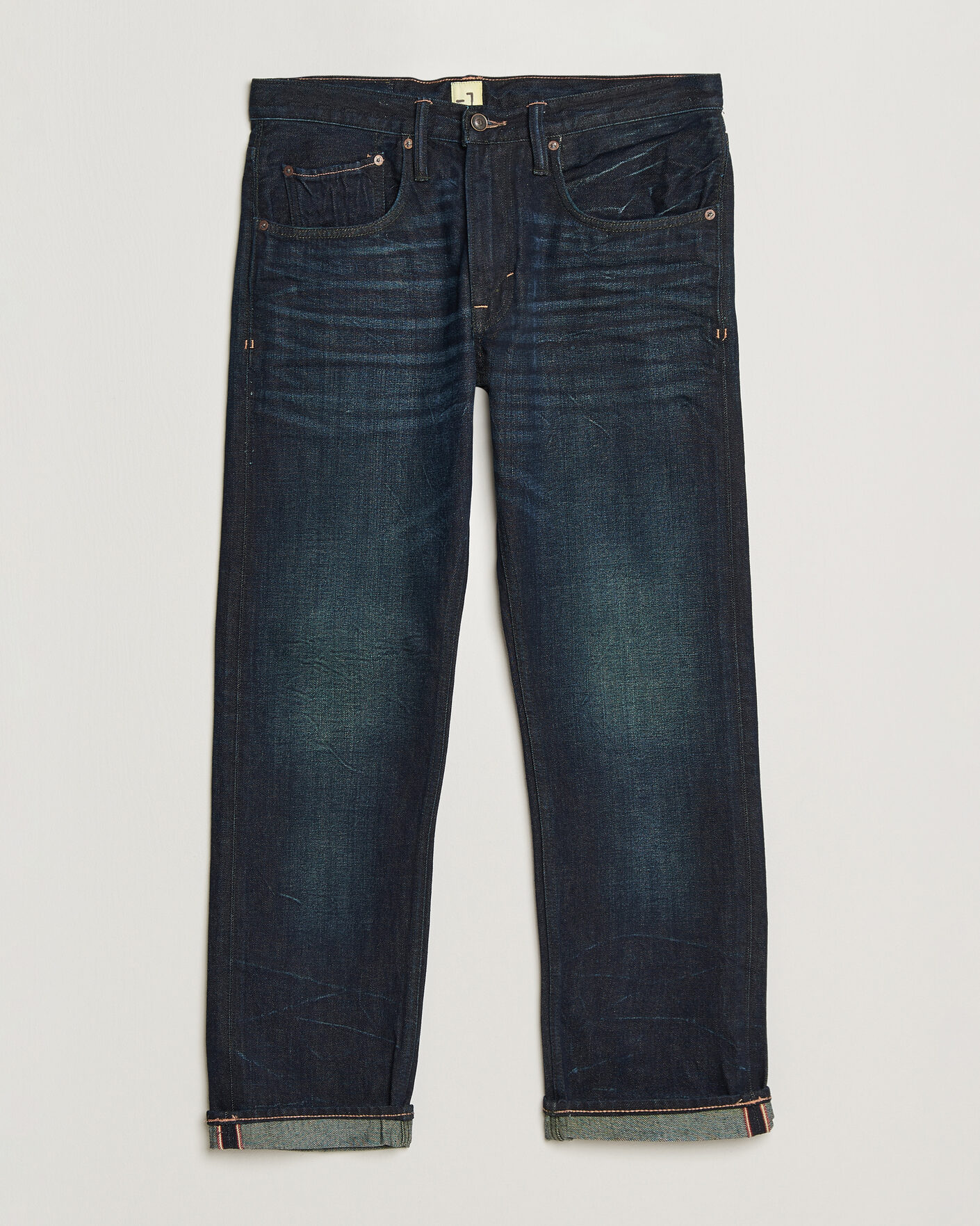 Herre | Jeans | -1 Nordic Denim | Regular Fit Selvedge Jeans Connoisseur Blue