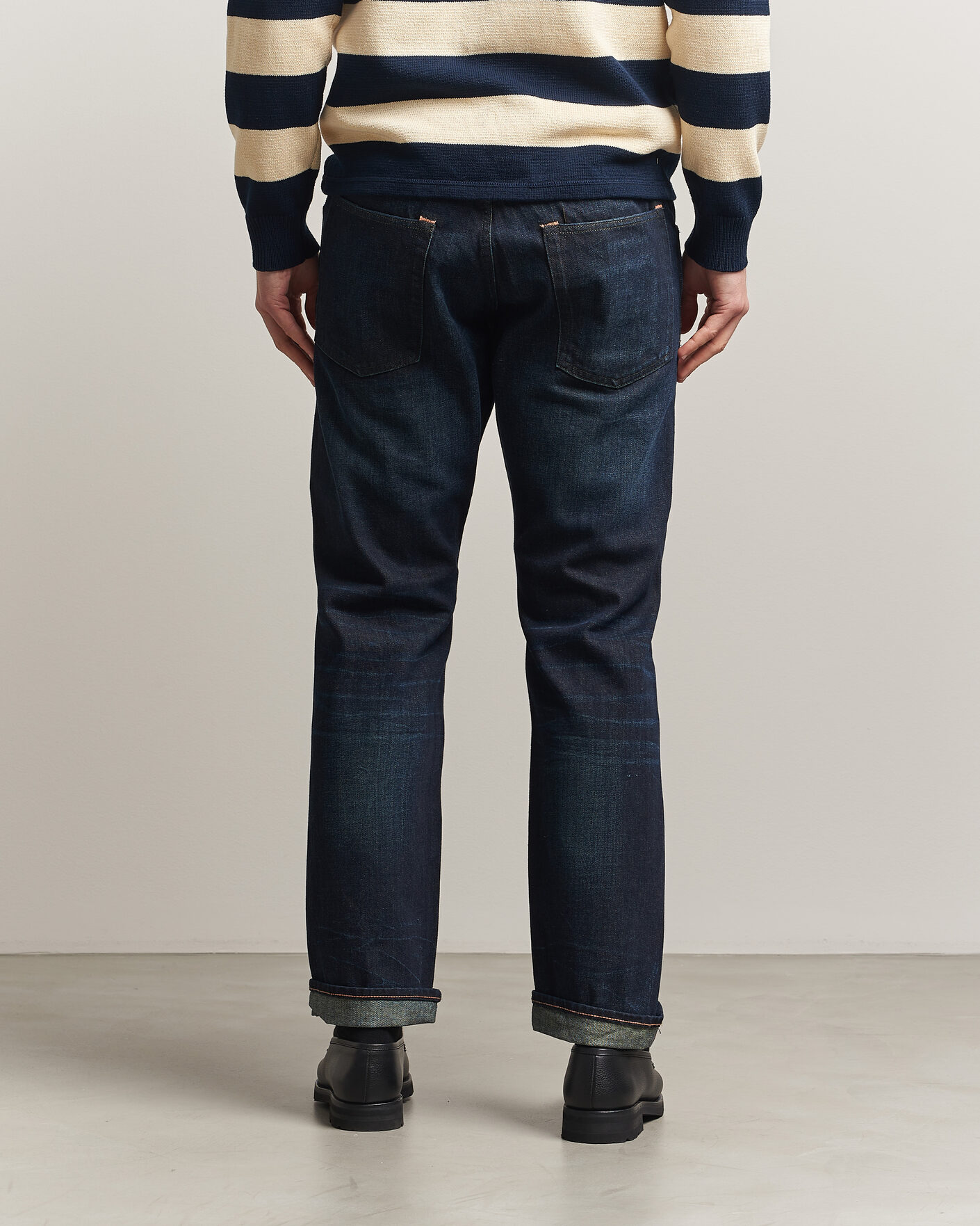 Herre | Bukser | -1 Nordic Denim | Regular Fit Selvedge Jeans Connoisseur Blue