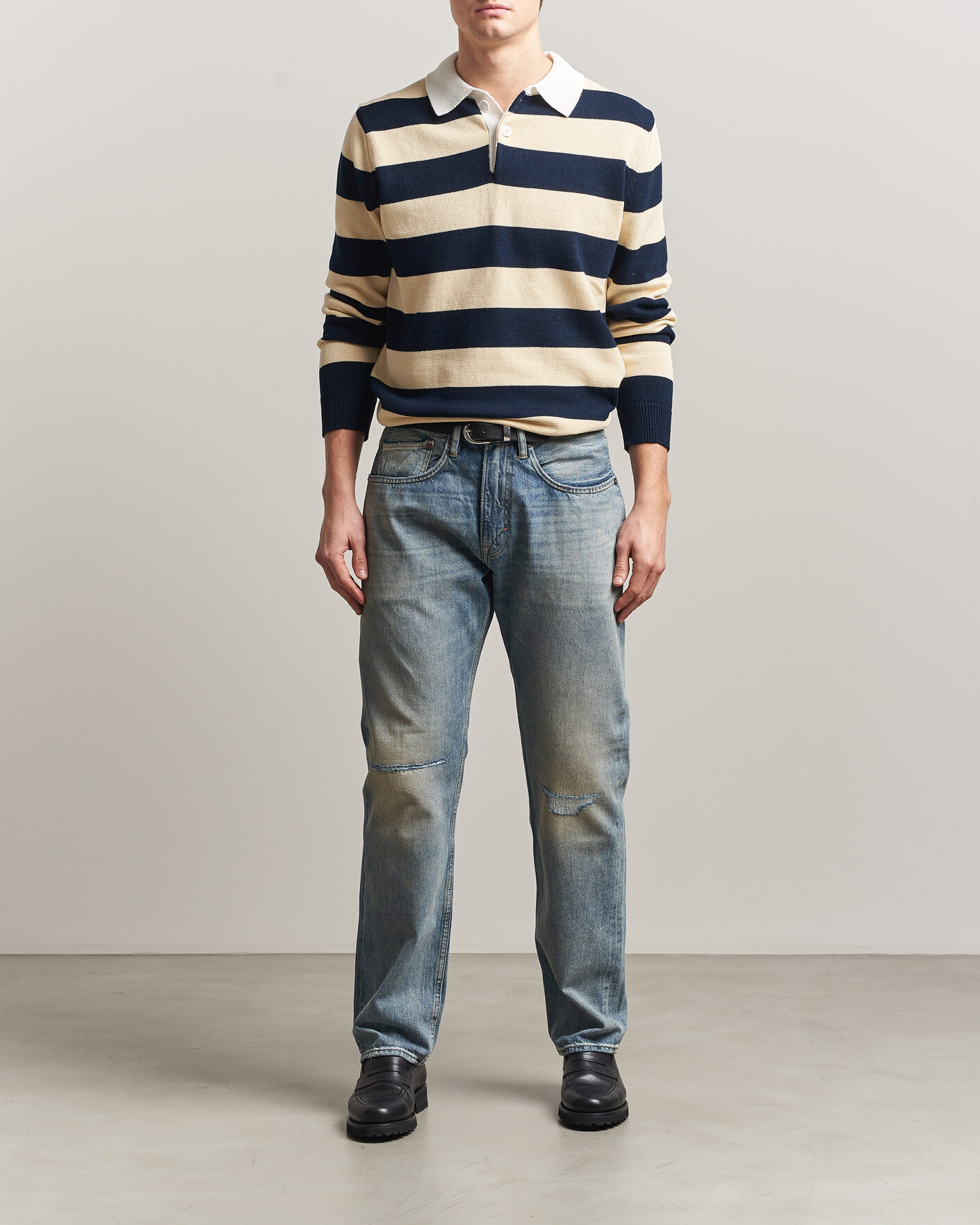 Herre | Bukser | -1 Nordic Denim | Regular Fit Selvedge Jeans Summer Breeze