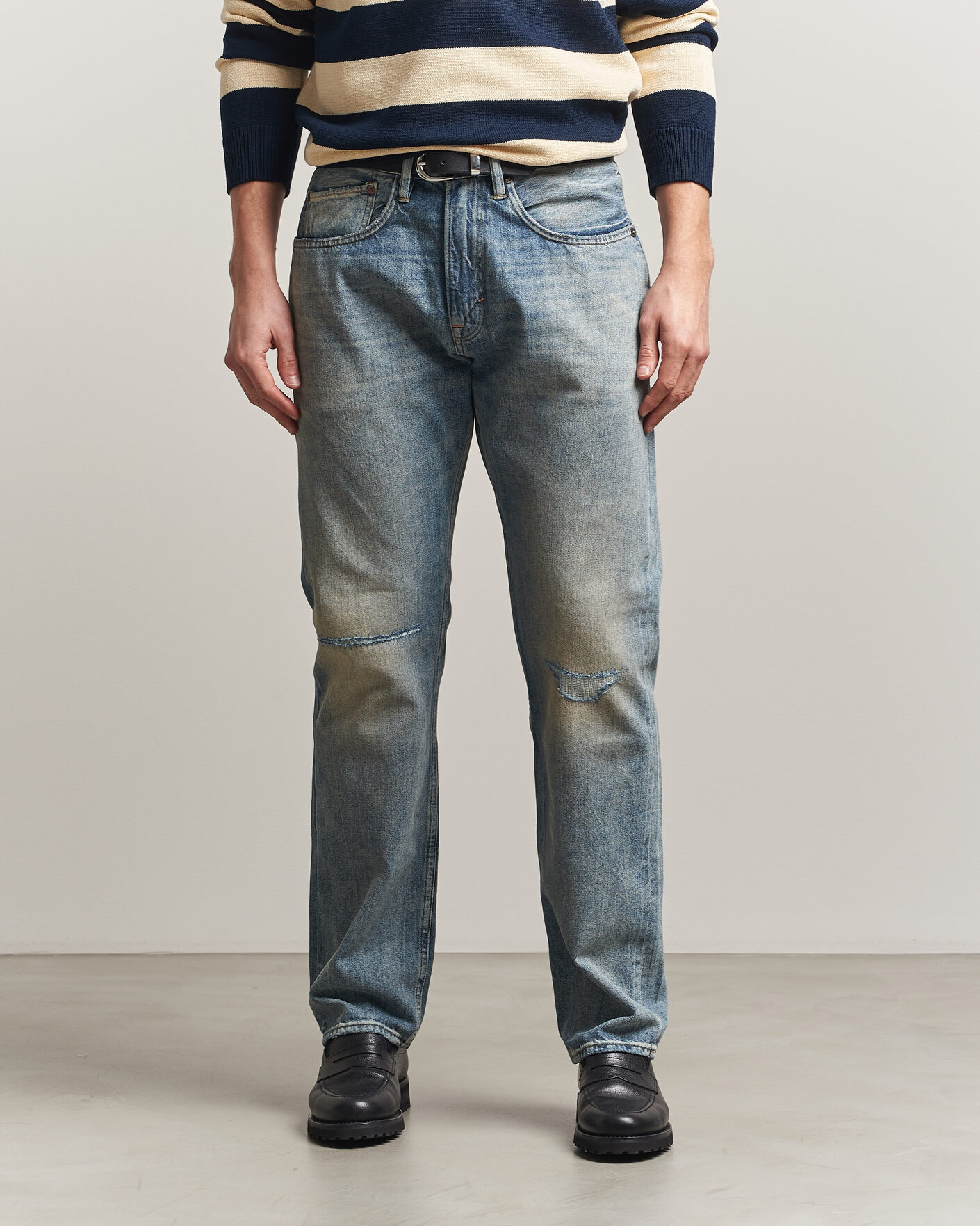 Herre | Bukser | -1 Nordic Denim | Regular Fit Selvedge Jeans Summer Breeze