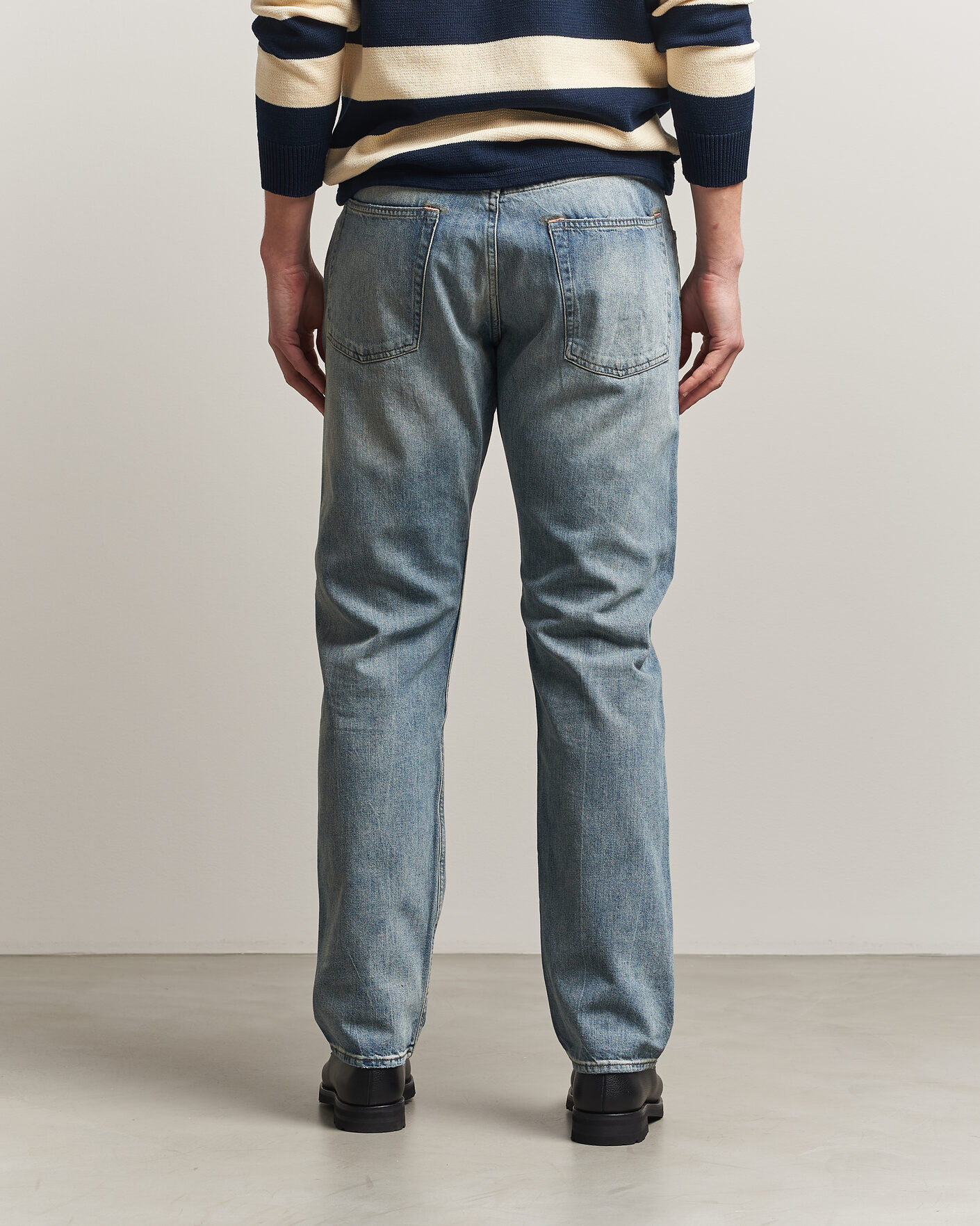 Herre | Bukser | -1 Nordic Denim | Regular Fit Selvedge Jeans Summer Breeze