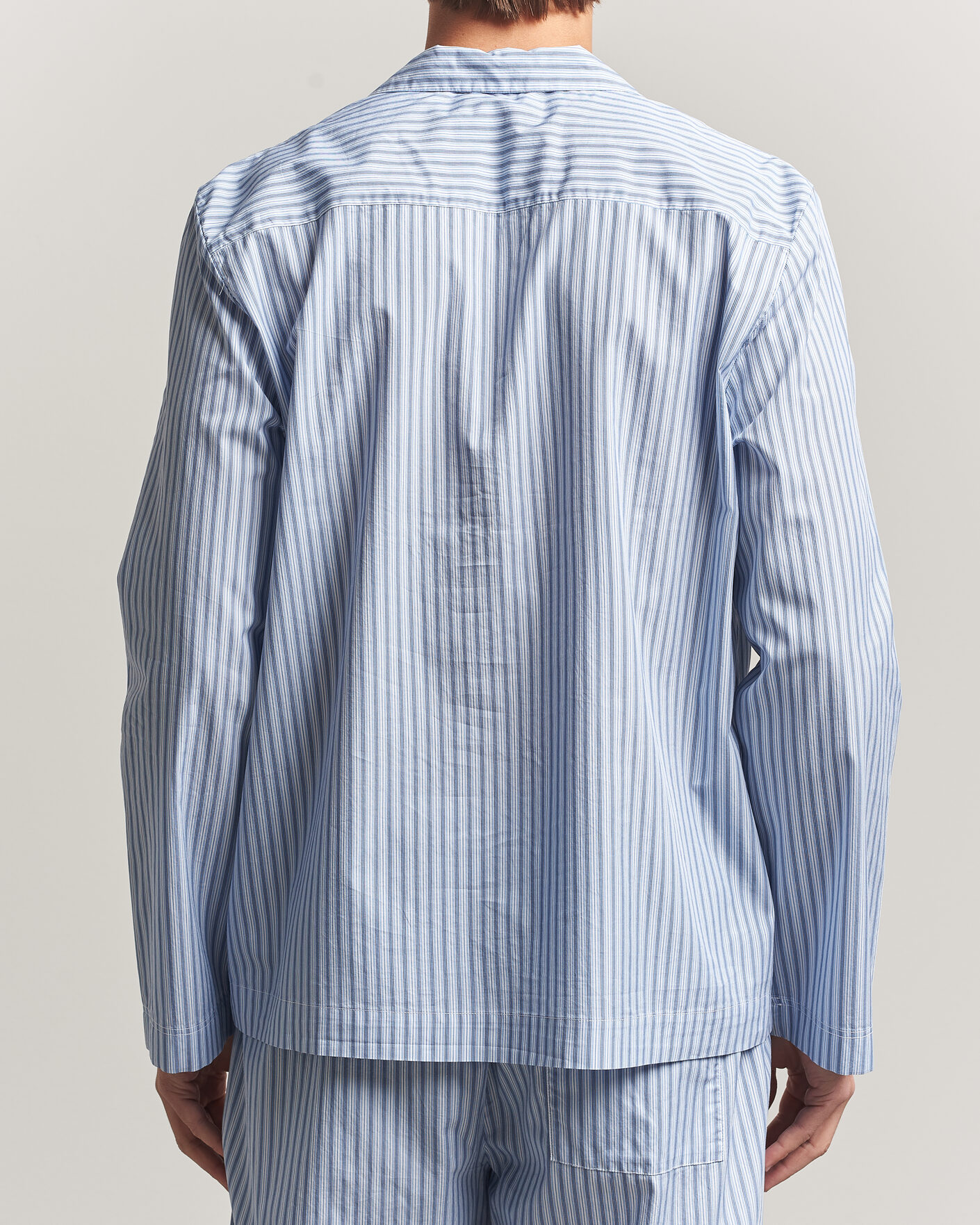 Herre | Pyjamas & Morgenkåber | Tekla | Fine Twill Pyjama Shirt Cooper Stripes