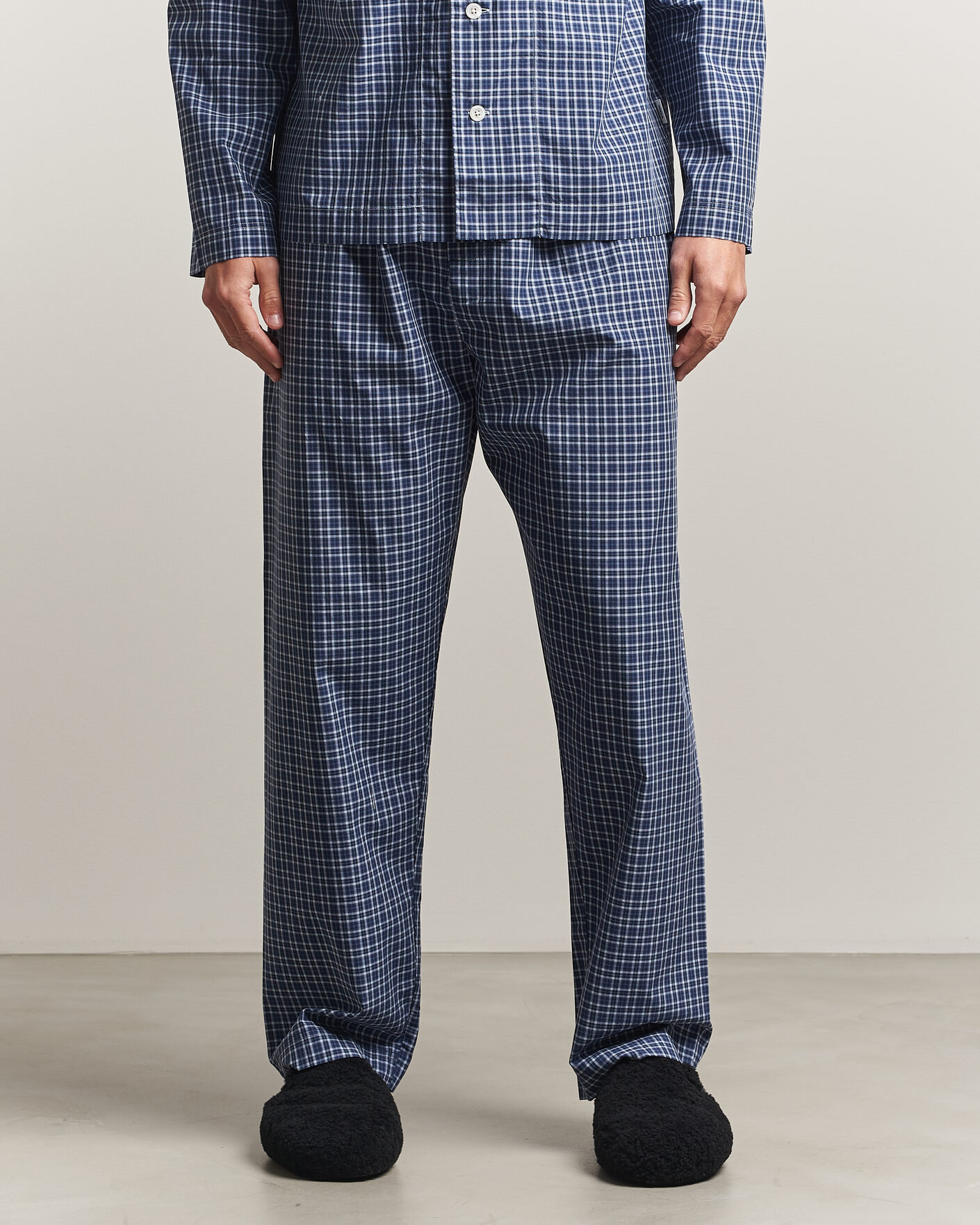 Herre | Pyjamas & Morgenkåber | Tekla | Fine Twill Pyjama Shirt Lanegan Checks
