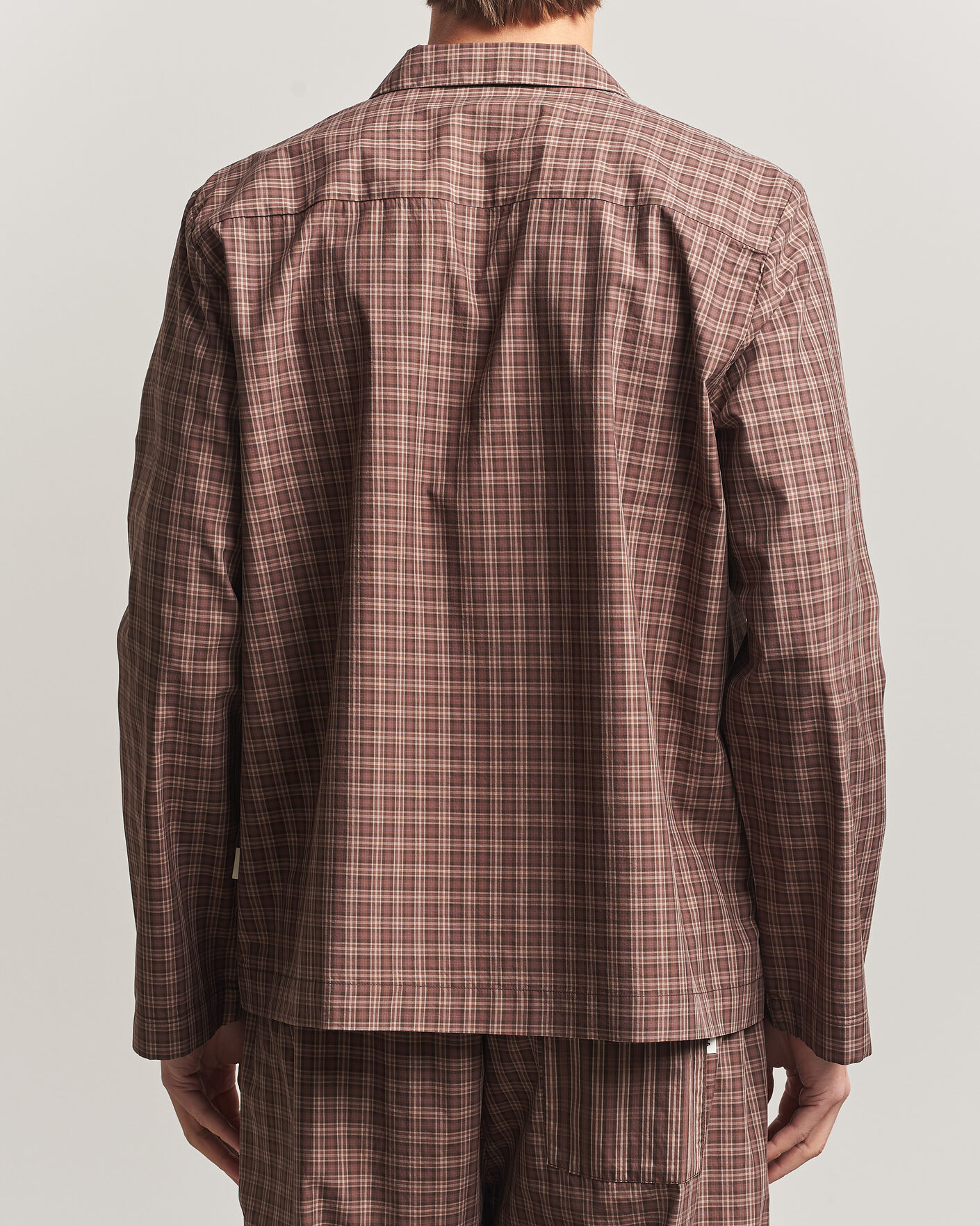 Herre | Pyjamas & Morgenkåber | Tekla | Fine Twill Pyjama Shirt Serra Checks
