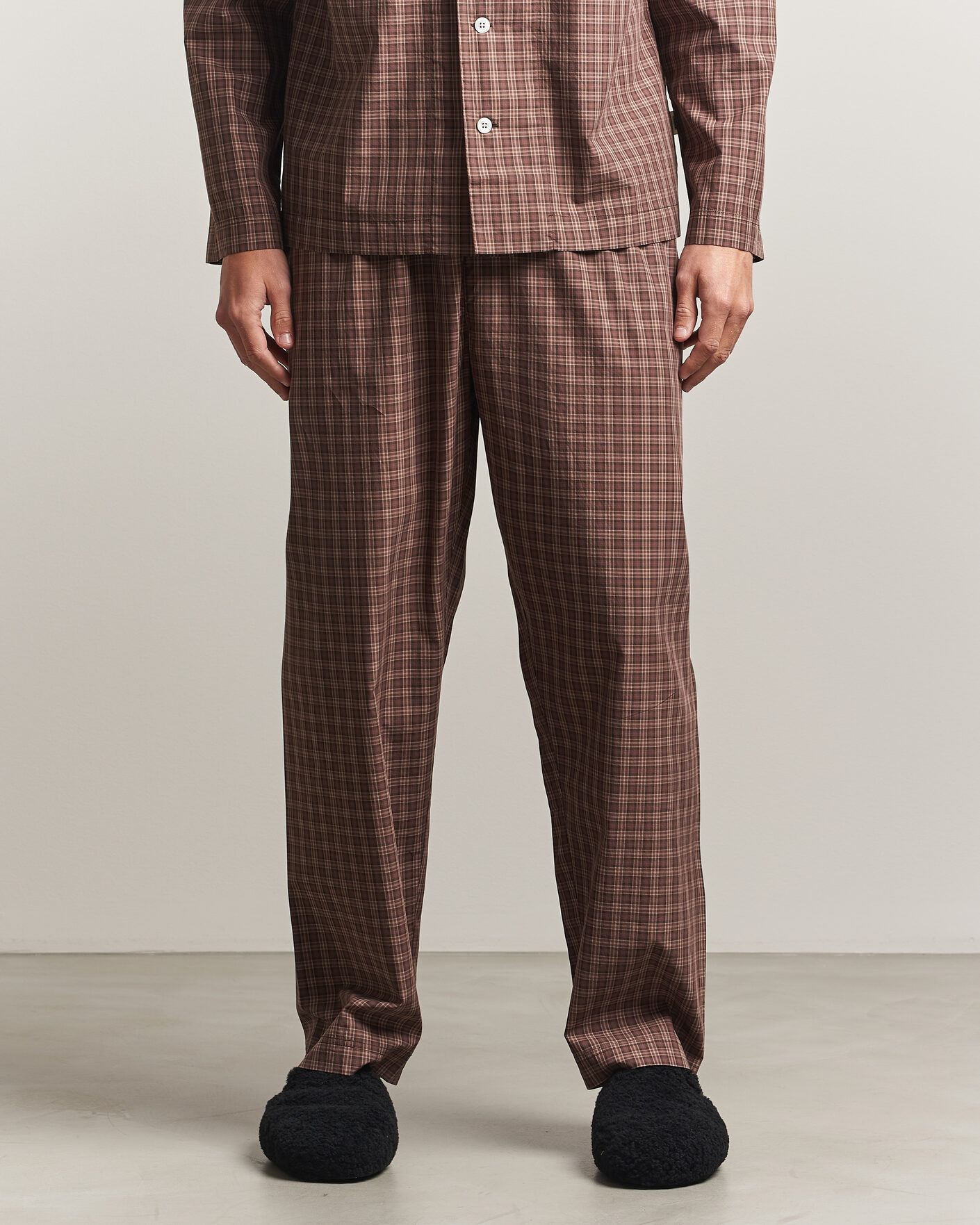 Herre | Pyjamas & Morgenkåber | Tekla | Fine Twill Pyjama Pants Serra Checks