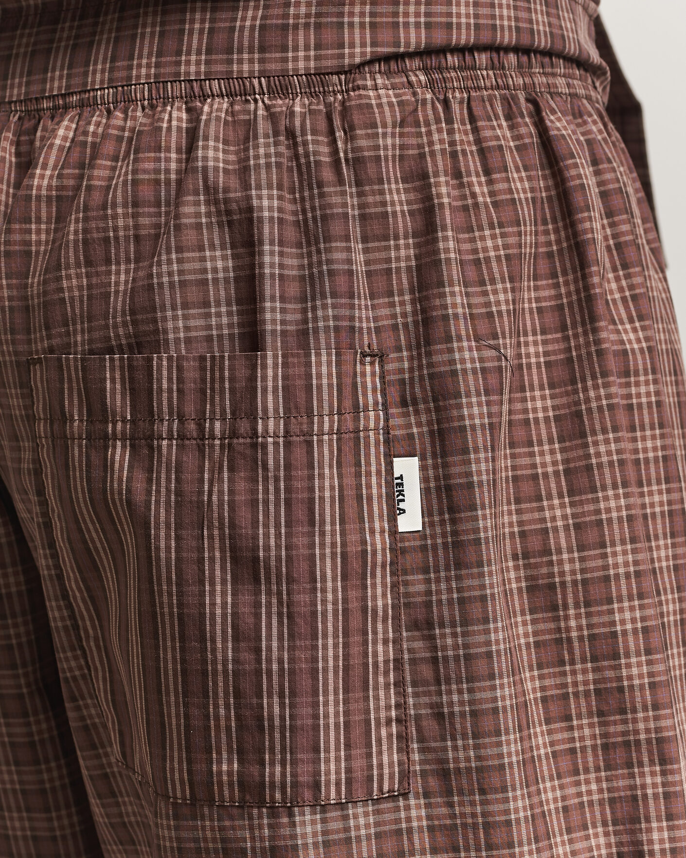 Herre | Pyjamas & Morgenkåber | Tekla | Fine Twill Pyjama Pants Serra Checks