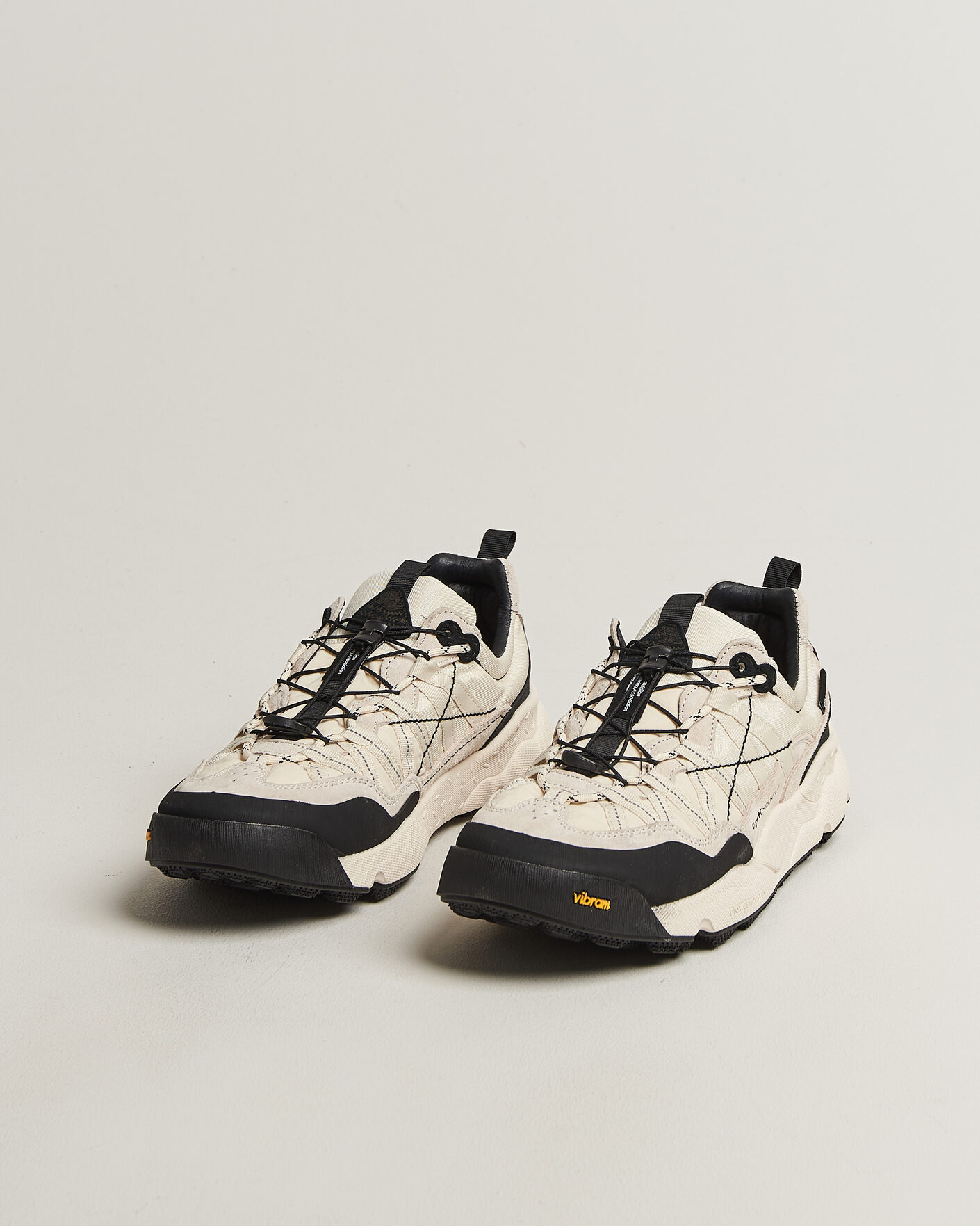 Herre | Sneakers | Flower Mountain | Iwano 2 Suede/Nylon Trail Sneaker White/Black