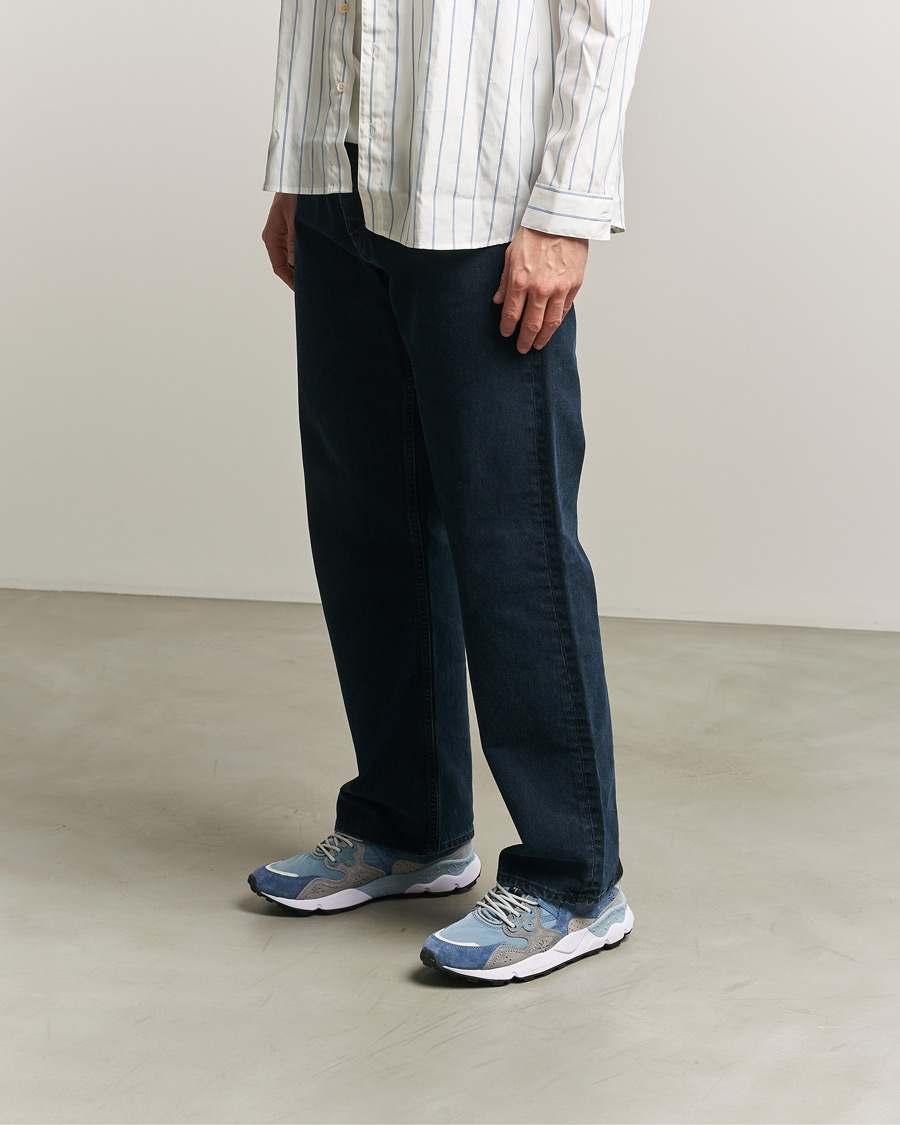 Herre | Sneakers | Flower Mountain | Yamano 3 Suede/Nylon Sneaker Light Blue