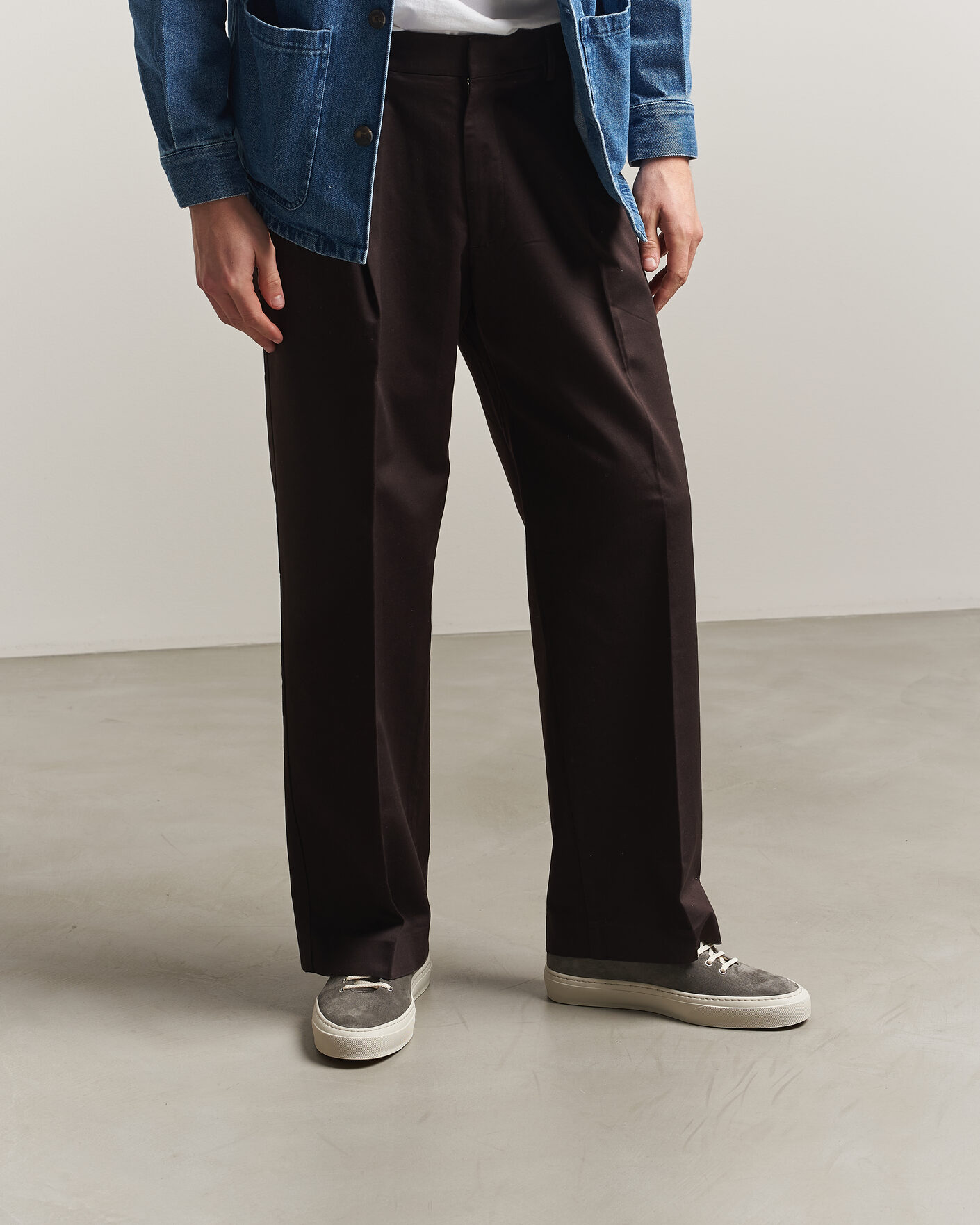 Herre | Sneakers | CQP | Genoa Suede Deck Shoe Graphite