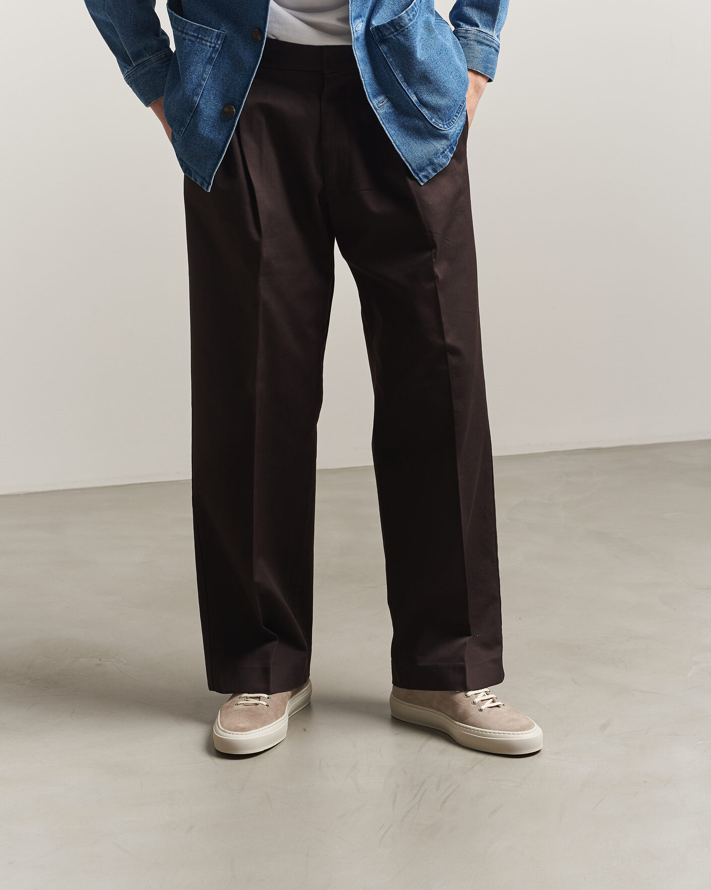 Herre | Sneakers | CQP | Genoa Suede Deck Shoe Taupe