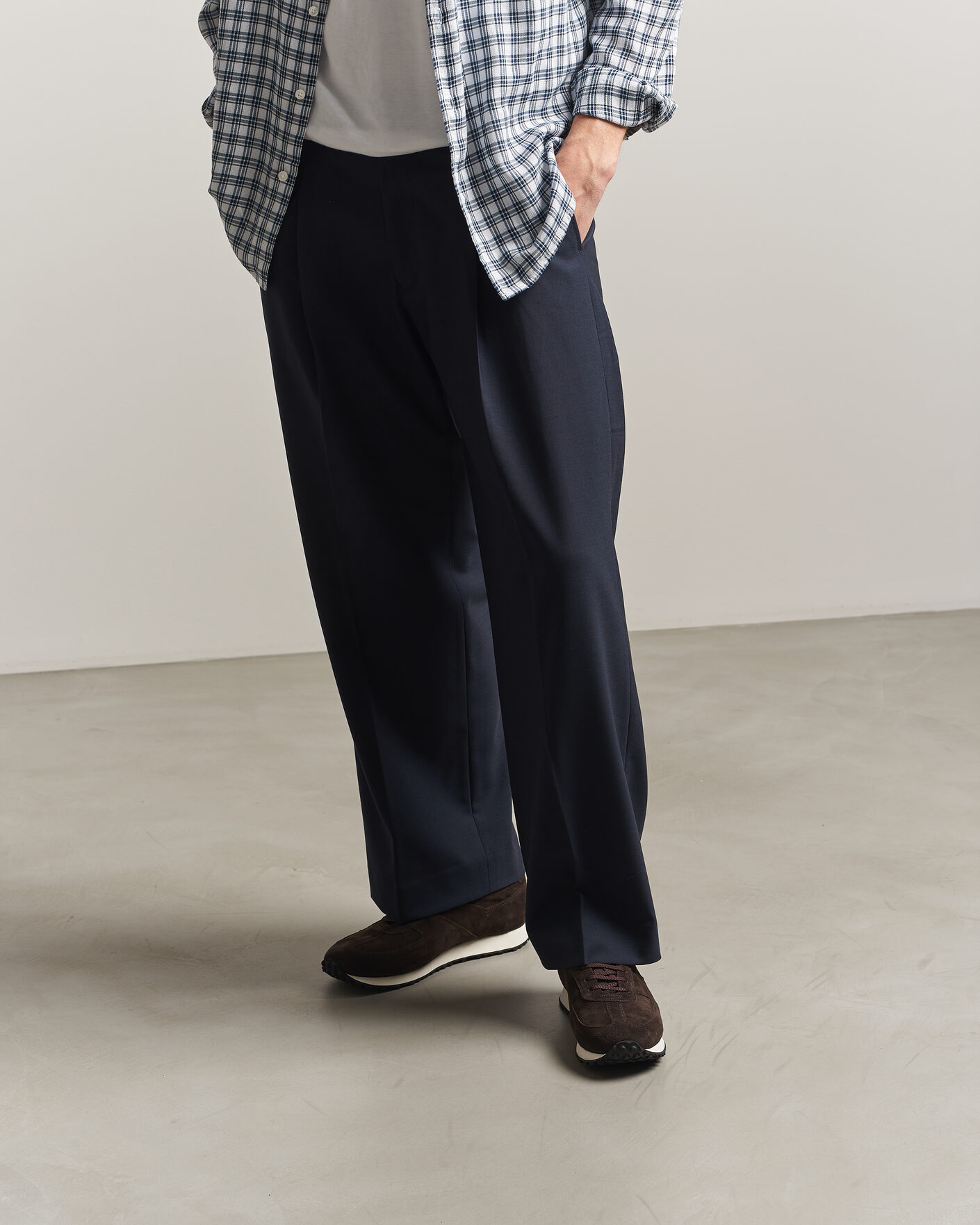 Herre | Sneakers | CQP | Stride Suede Runner Dark Brown