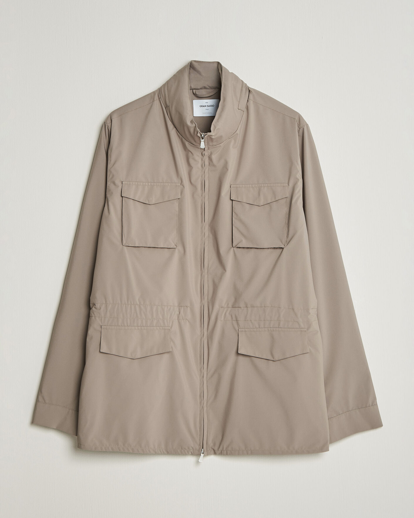 Herre | Jakker | Gran Sasso | Nylon Field Jacket Beige