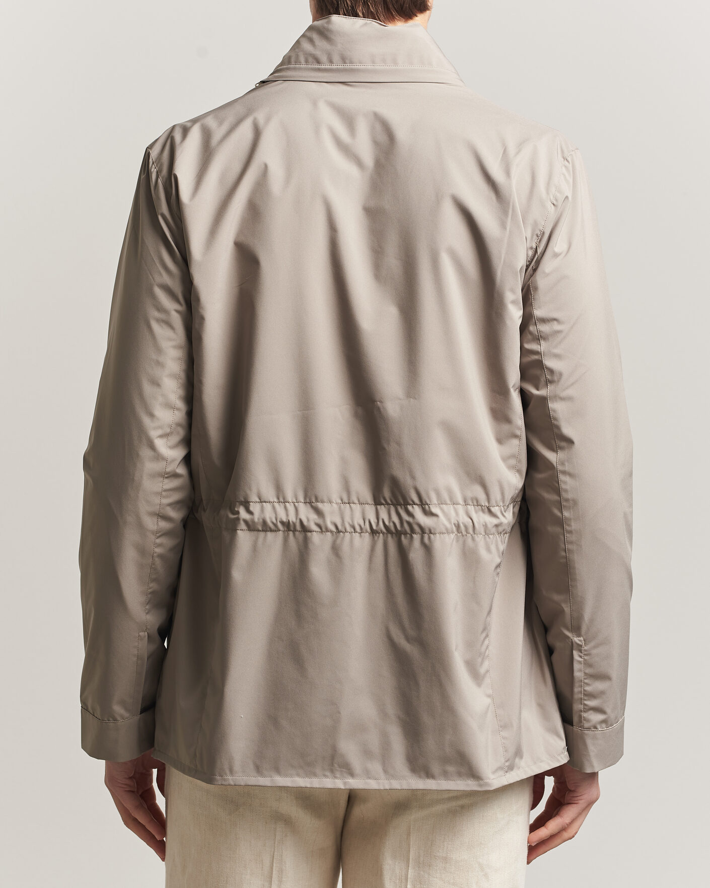 Herre | Jakker | Gran Sasso | Nylon Field Jacket Beige