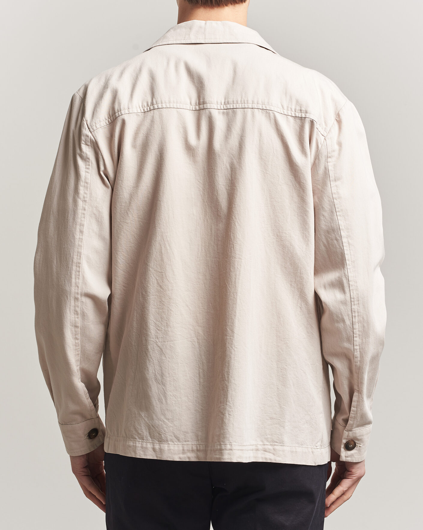 Herre | Jakker | Gran Sasso | Cotton Safari Jacket Beige