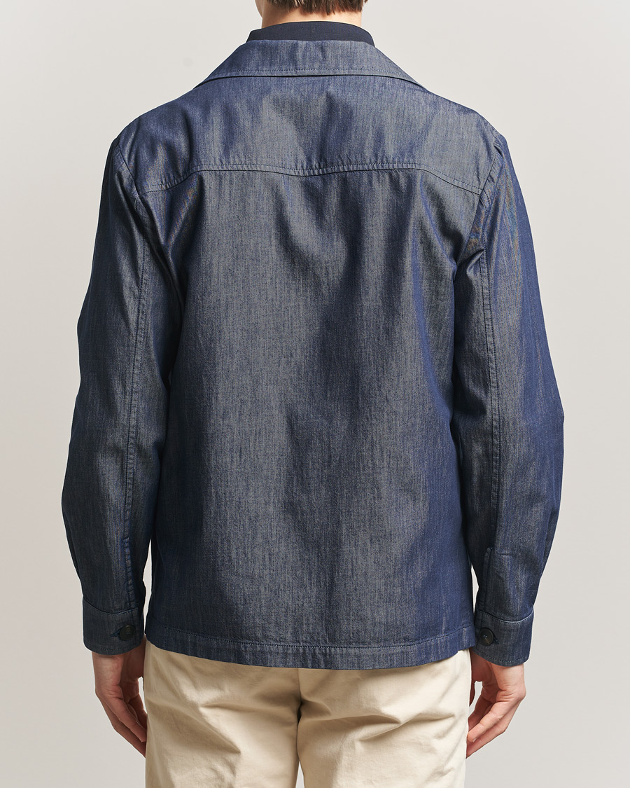 Herre | Jakker | Gran Sasso | Cotton Safari Jacket Navy
