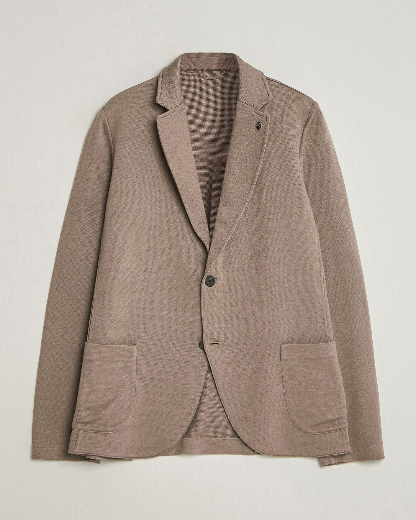 Herre | Blazere & jakker | Gran Sasso | Wool Knitted Blazer Brown