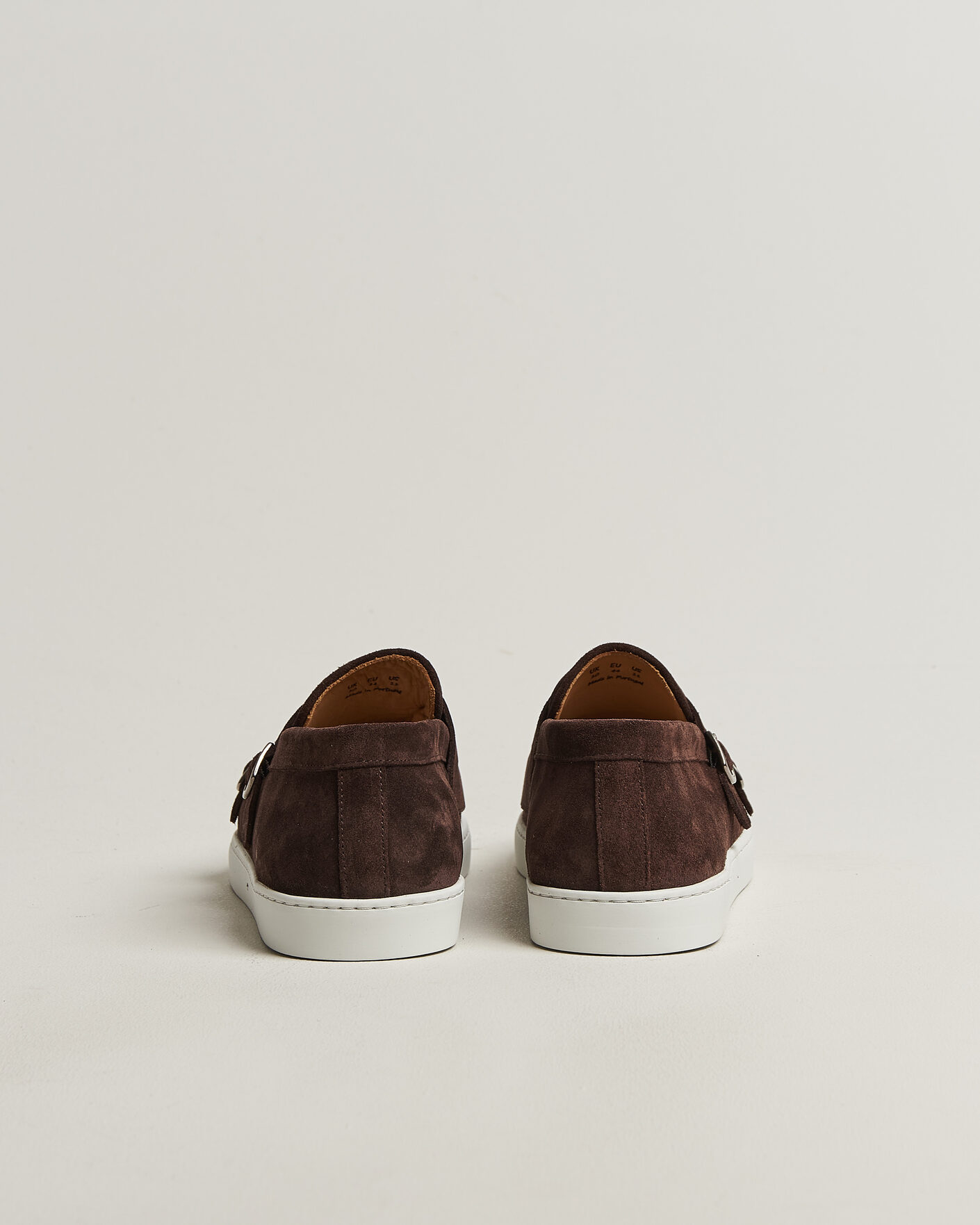 Herre | Loafers | Fliteless | Suede Monk Strap Sneaker Loafer Dark Brown