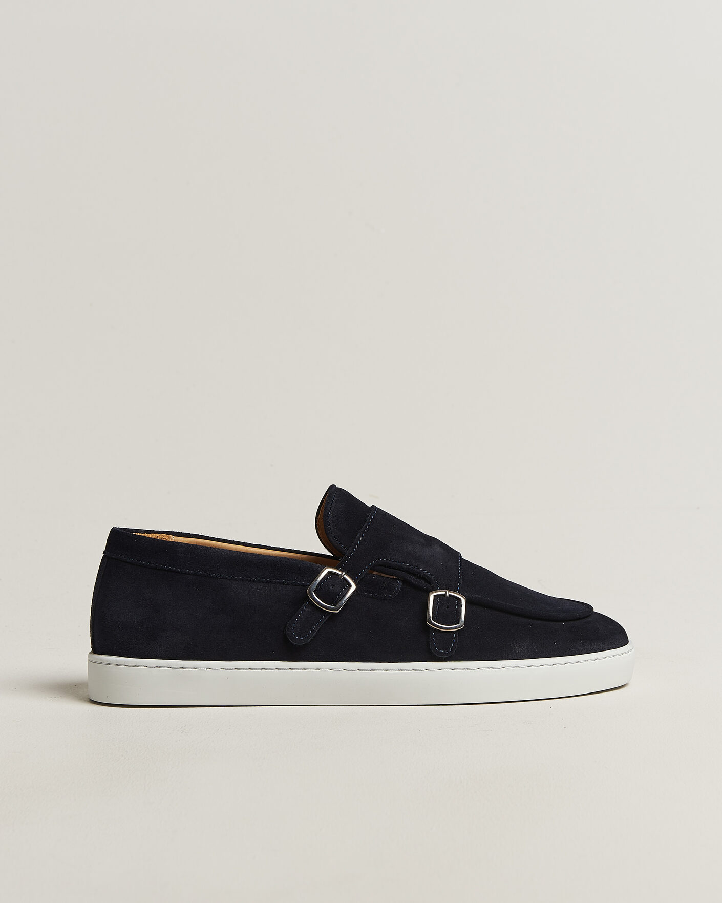 Herre | Loafers | Fliteless | Suede Monk Strap Sneaker Loafer Navy