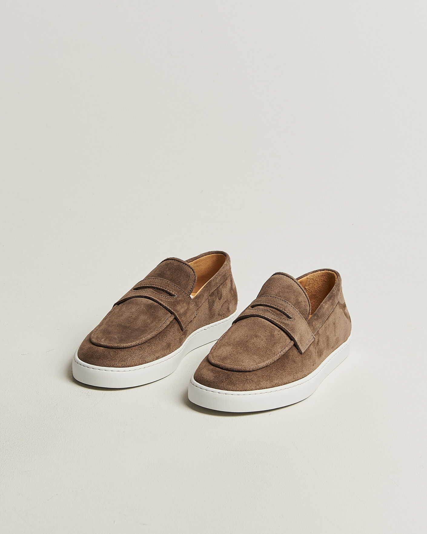Herre | Loafers | Fliteless | Suede Penny Sneaker Light Brown