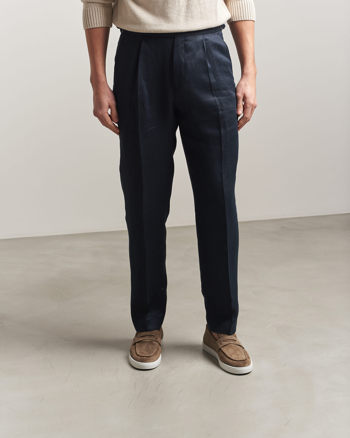 Herre | Loafers | Fliteless | Suede Penny Sneaker Light Brown