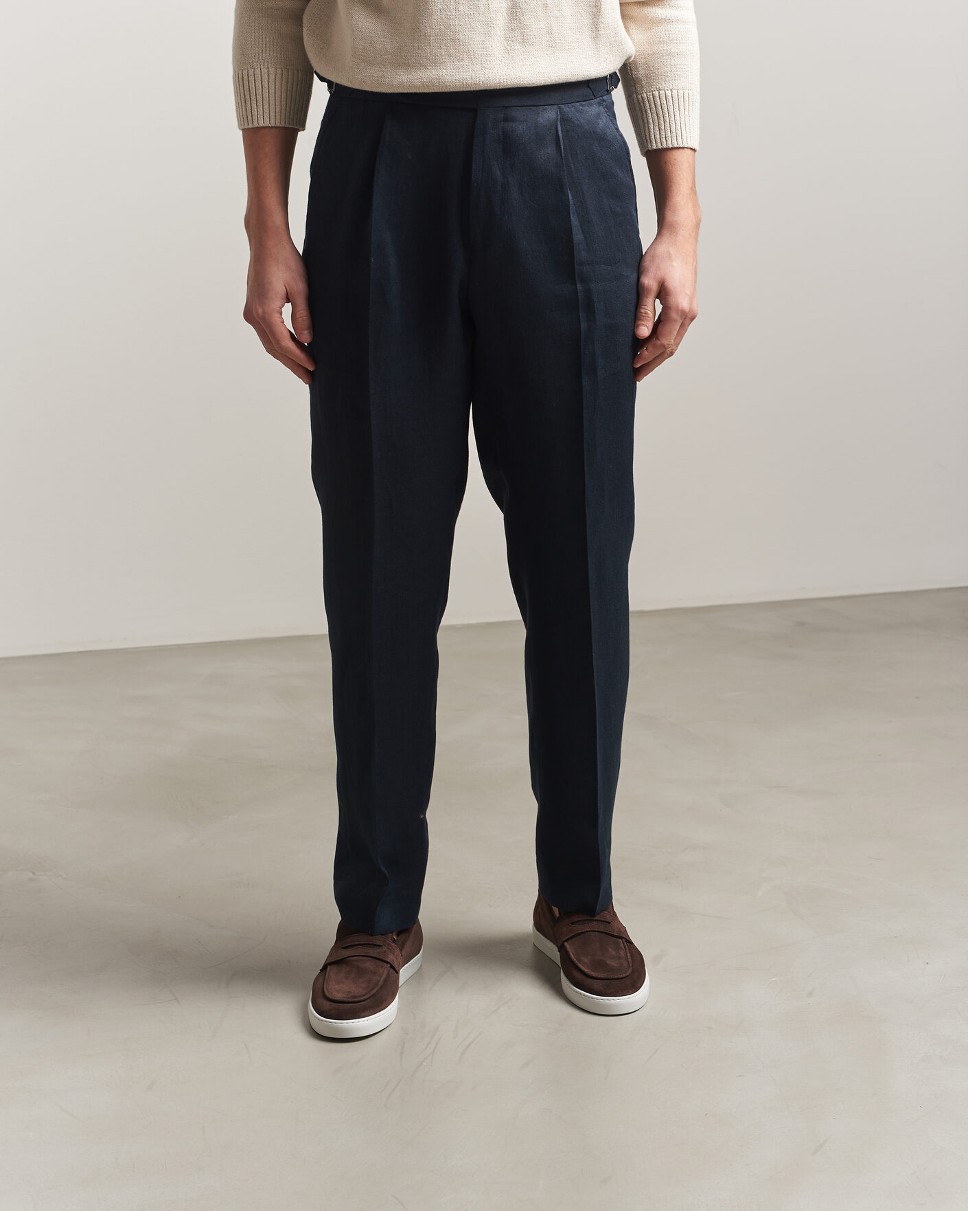 Herre | Loafers | Fliteless | Suede Penny Sneaker Dark Brown