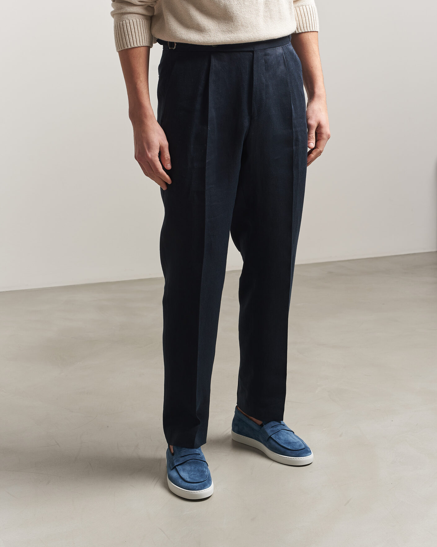 Herre | Loafers | Fliteless | Suede Penny Sneaker Ocean