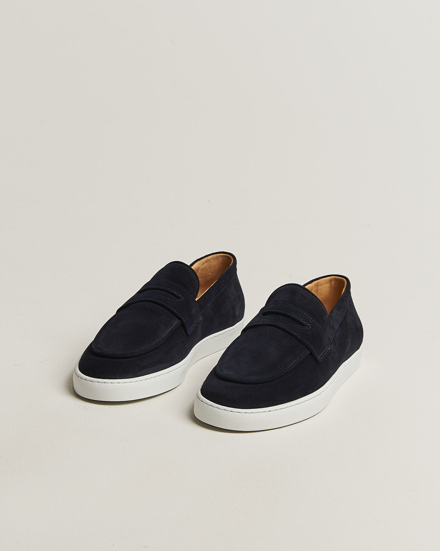 Herre | Loafers | Fliteless | Suede Penny Sneaker Navy