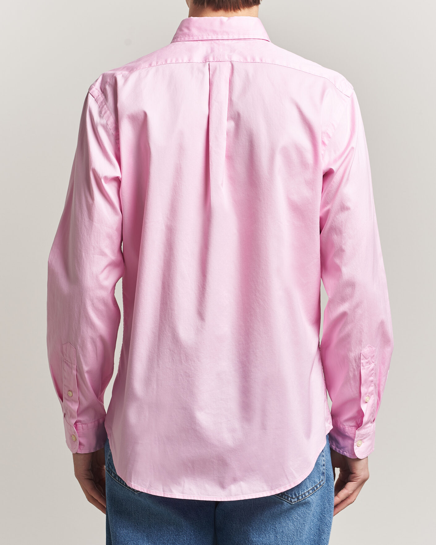 Herre | Skjorter | Polo Ralph Lauren | Custom Fit Garment Twill Shirt Carmel Pink