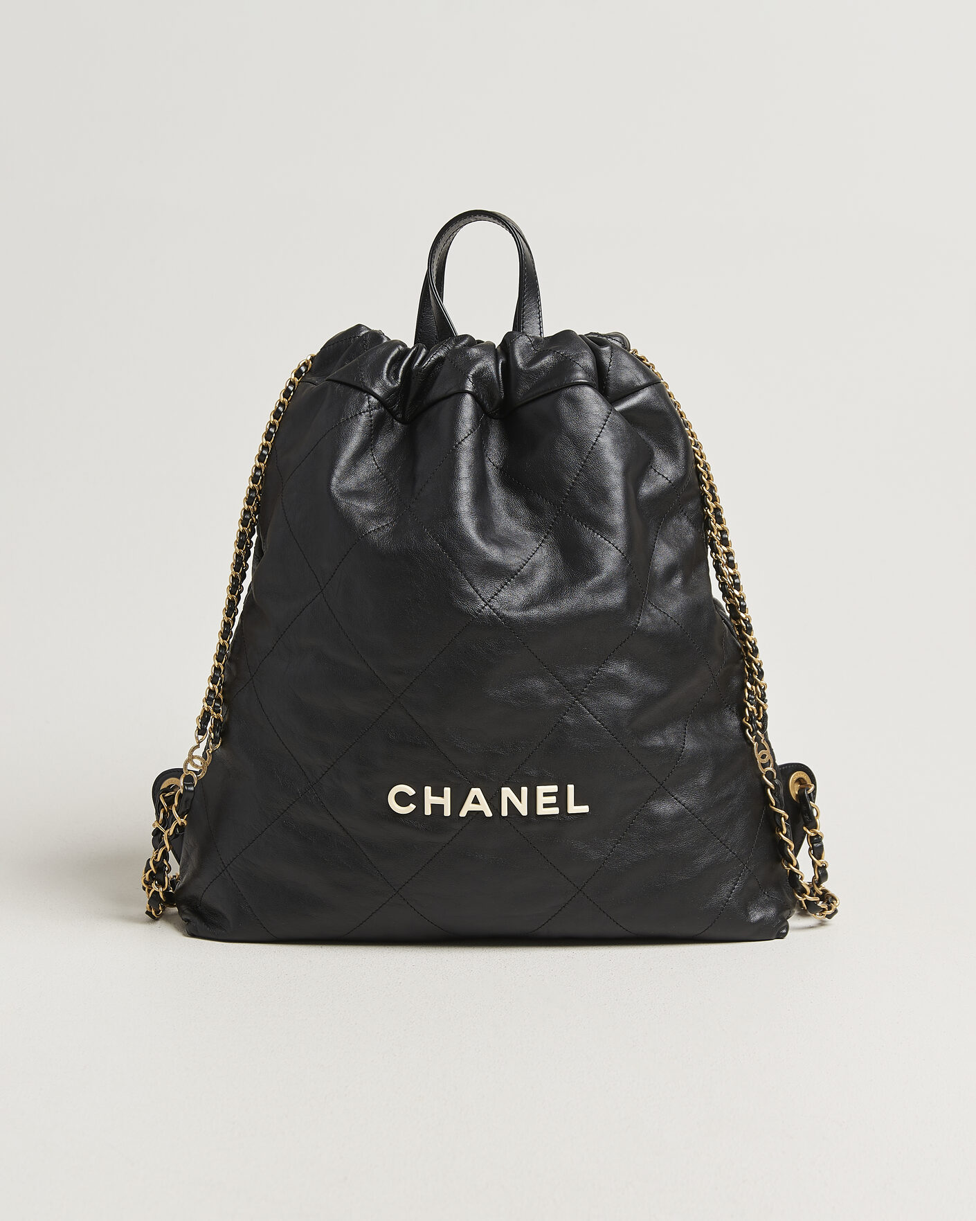 Herre | Pre-Owned & Vintage Bags | Chanel Pre-Owned | Chanel 22 Backpack Black Black