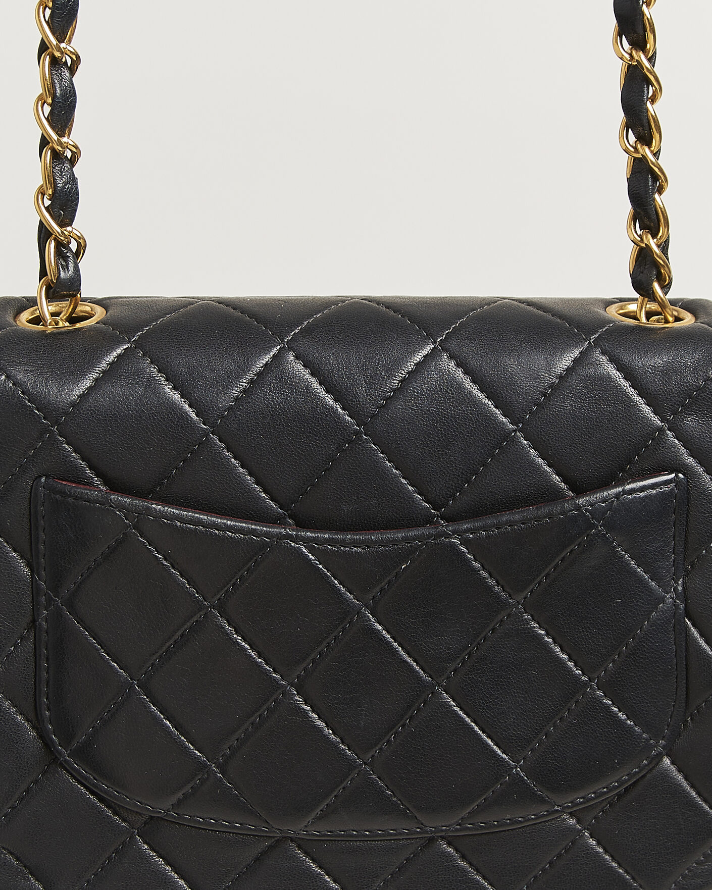 Herre | Pre-Owned & Vintage Bags | Chanel Pre-Owned | Classic Mini Single Flap Square Bag Black