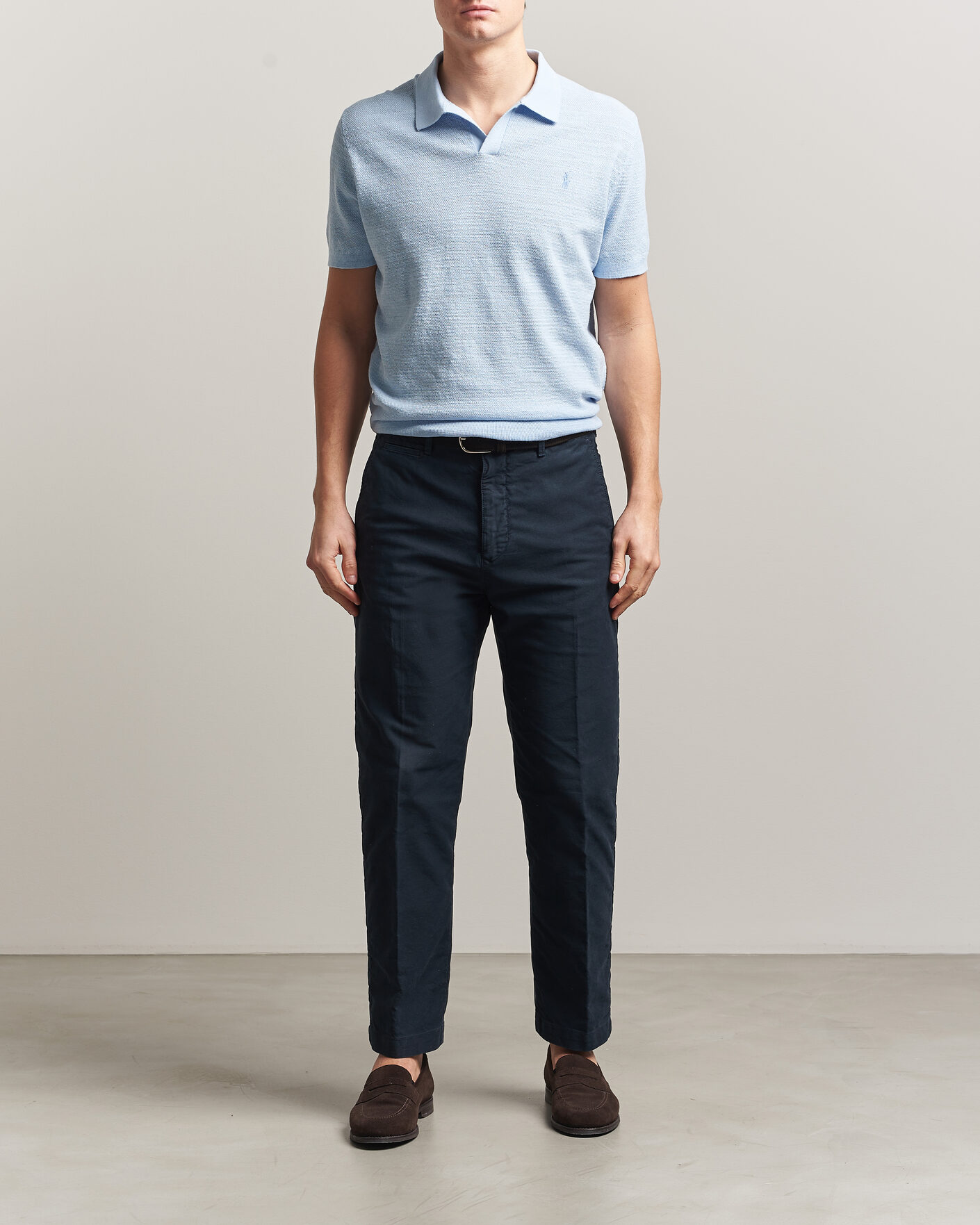 Herre | Polotrøjer | Polo Ralph Lauren | Cotton Blend Polo Office Blue