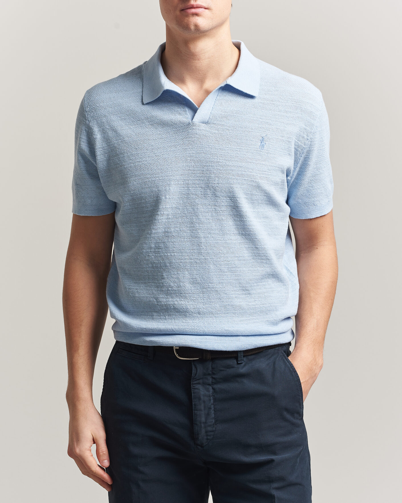 Herre | Polotrøjer | Polo Ralph Lauren | Cotton Blend Polo Office Blue