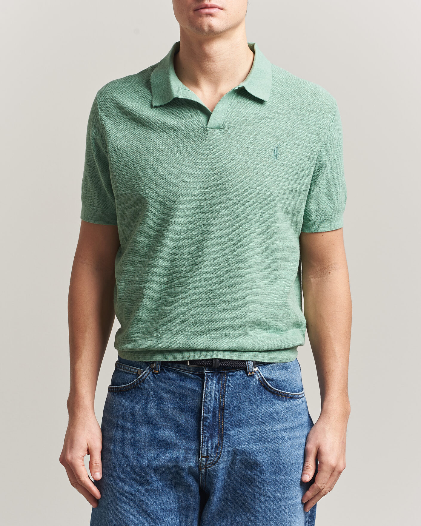 Herre | Polotrøjer | Polo Ralph Lauren | Cotton Blend Polo Faded Mint