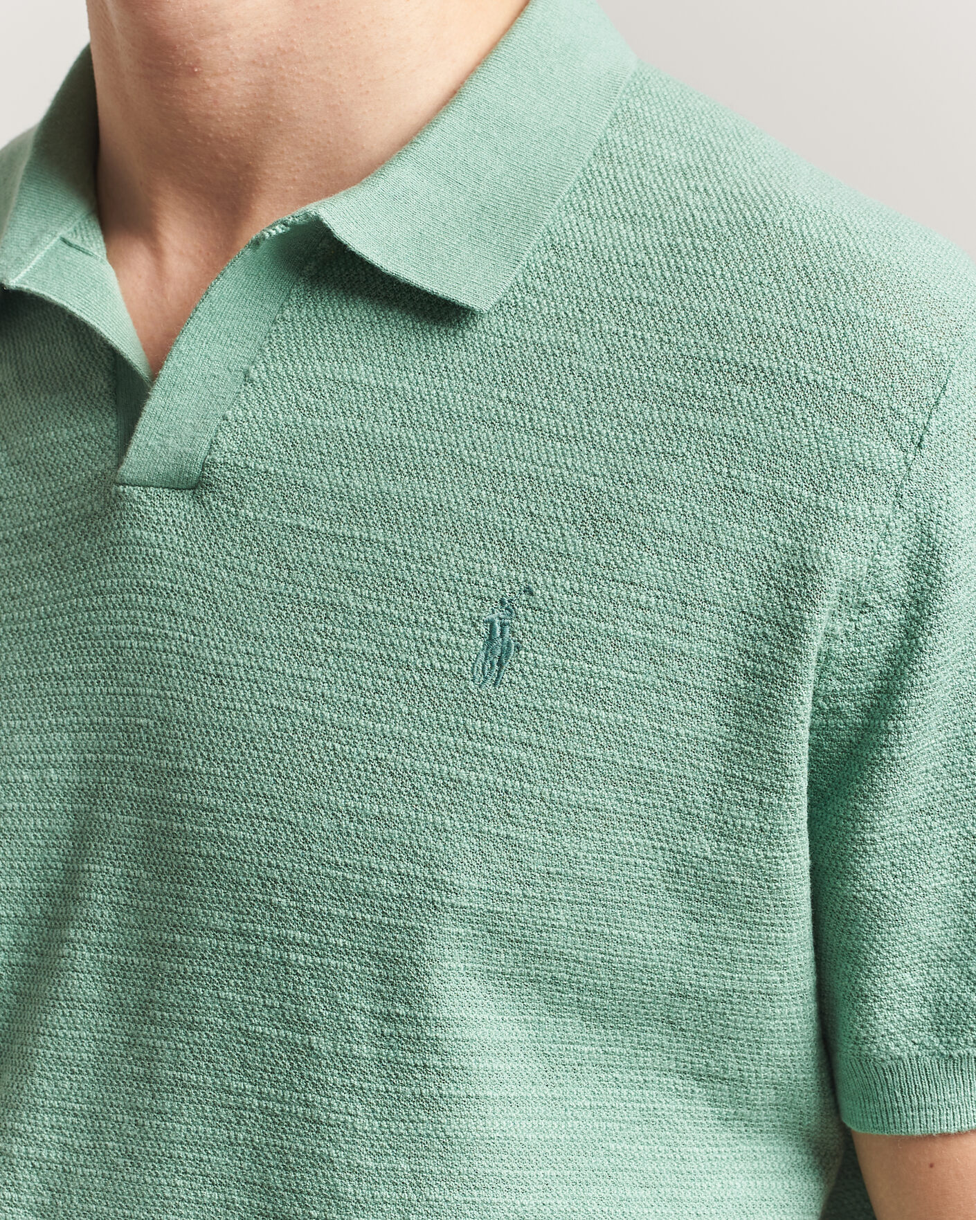 Herre | Polotrøjer | Polo Ralph Lauren | Cotton Blend Polo Faded Mint