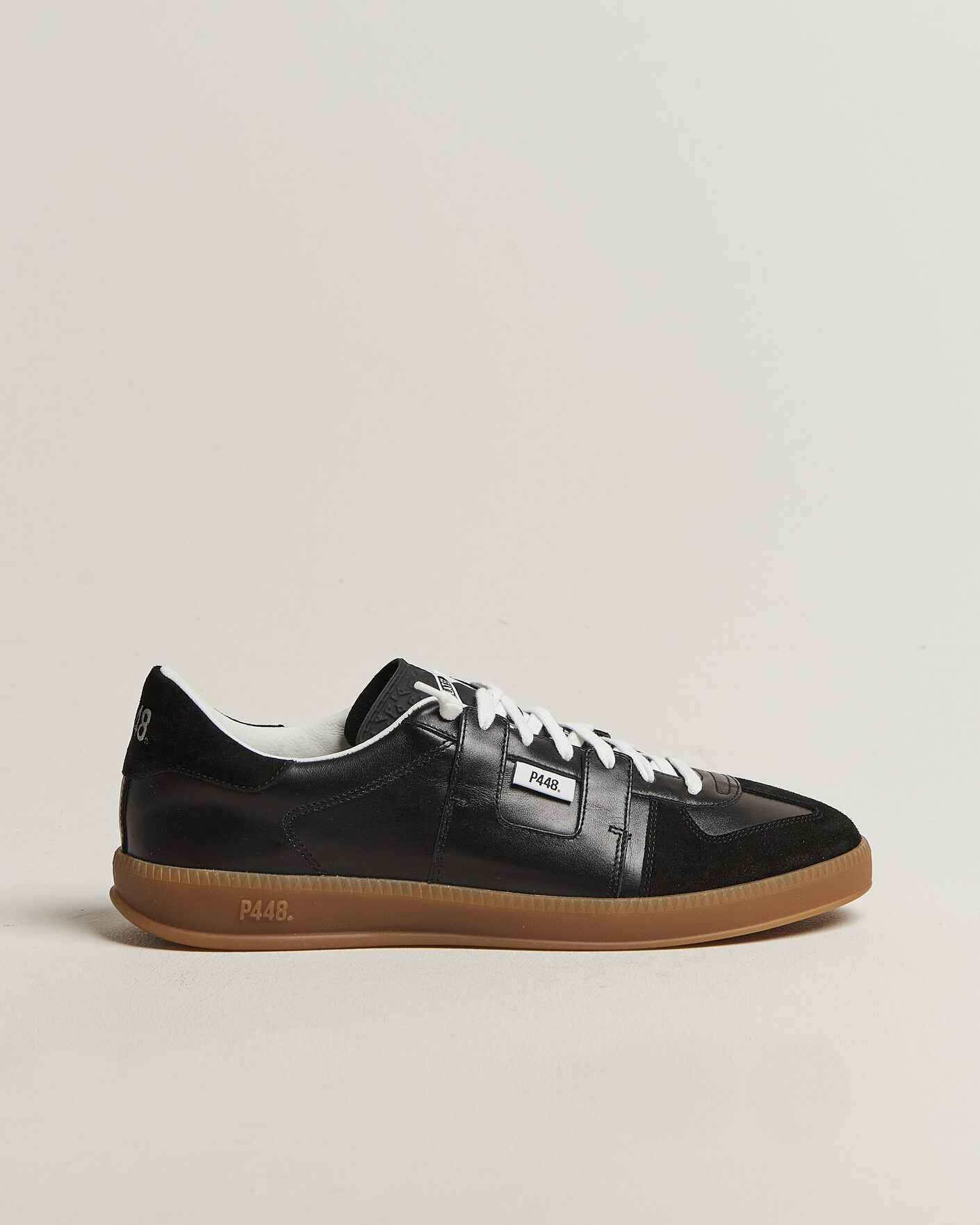 Herre | Sneakers | P448 | Monza Leather/Suede Sneaker Black