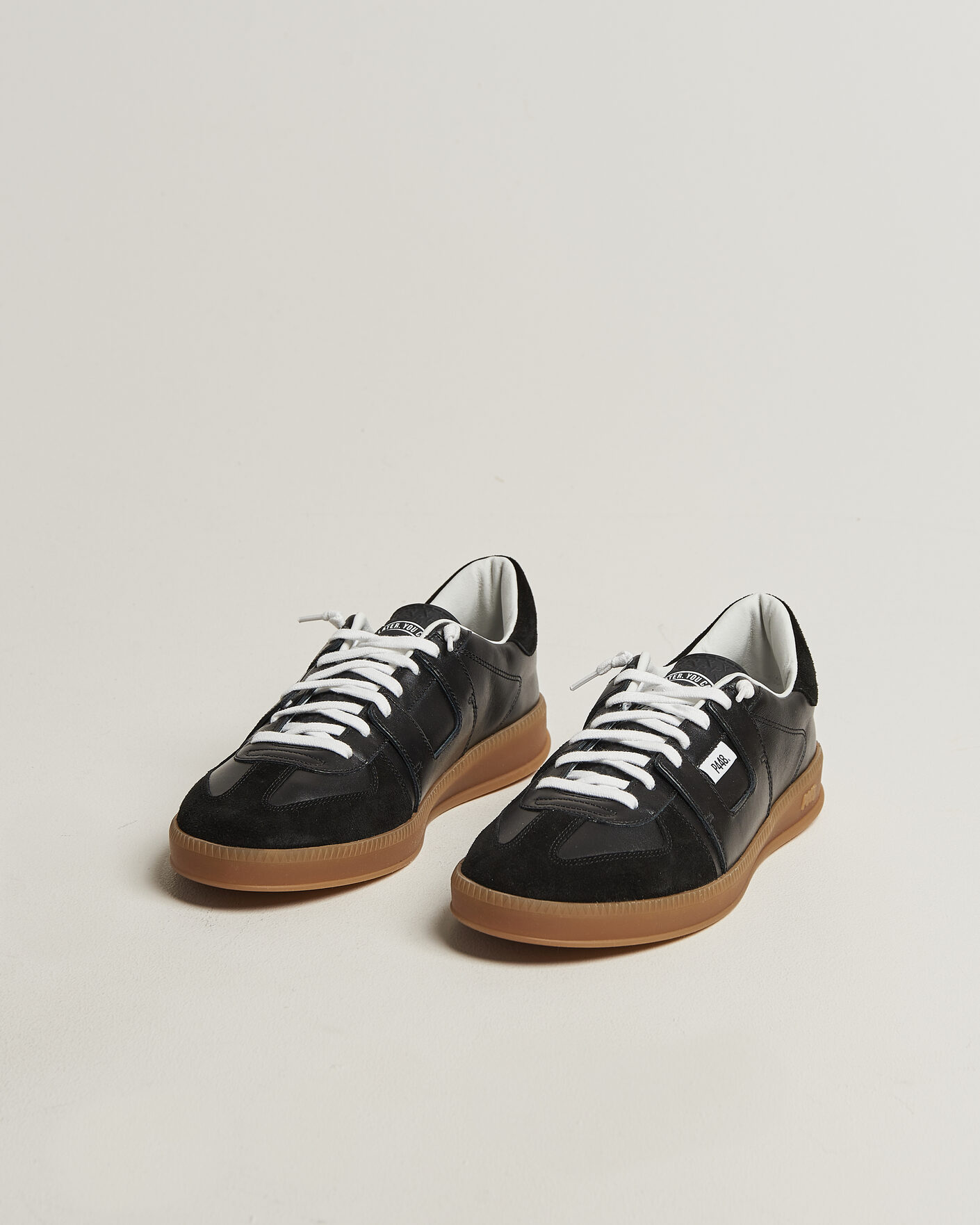 Herre | Sneakers | P448 | Monza Leather/Suede Sneaker Black