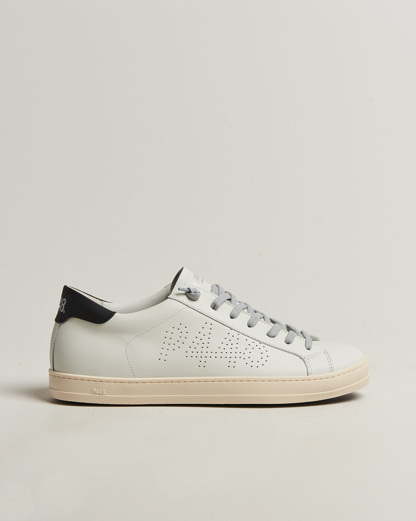 Herre | Sneakers | P448 | John Leather Sneaker White/Black