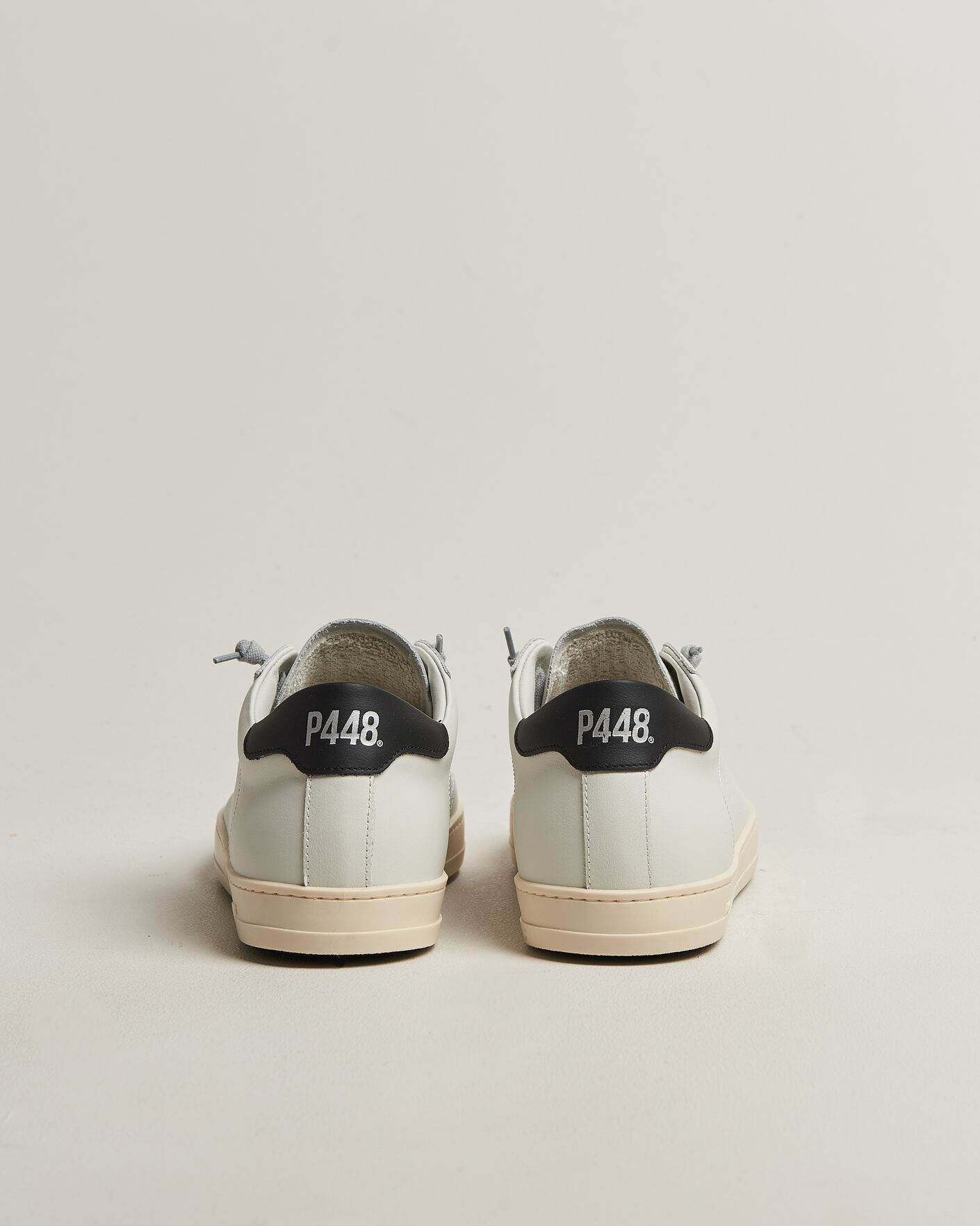 Herre | Sneakers | P448 | John Leather Sneaker White/Black