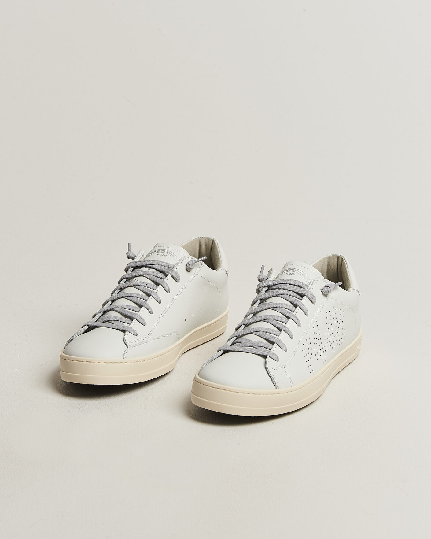 Herre | Sneakers | P448 | John Leather Sneaker White