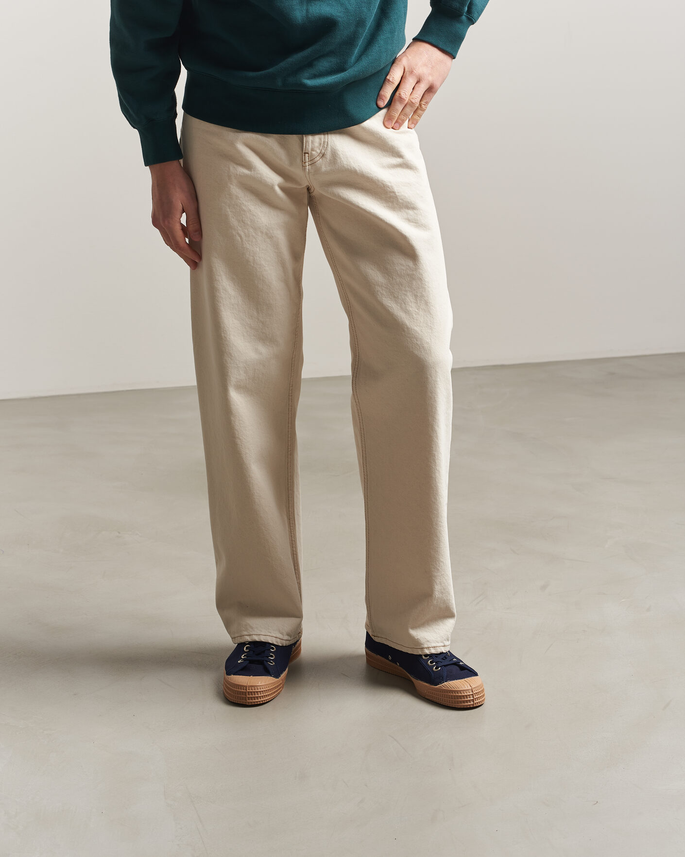 Herre | Sneakers | Novesta | Star Master Organic Cotton Sneaker Navy/Transparant