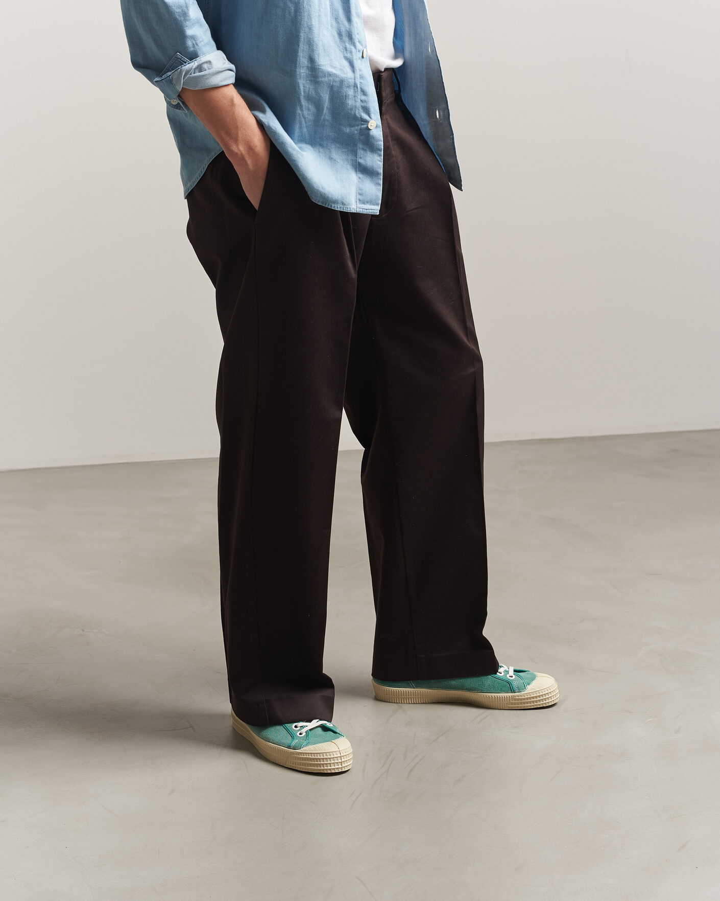 Herre | Sneakers | Novesta | Star Master Washed Organic Cotton Sneaker Green
