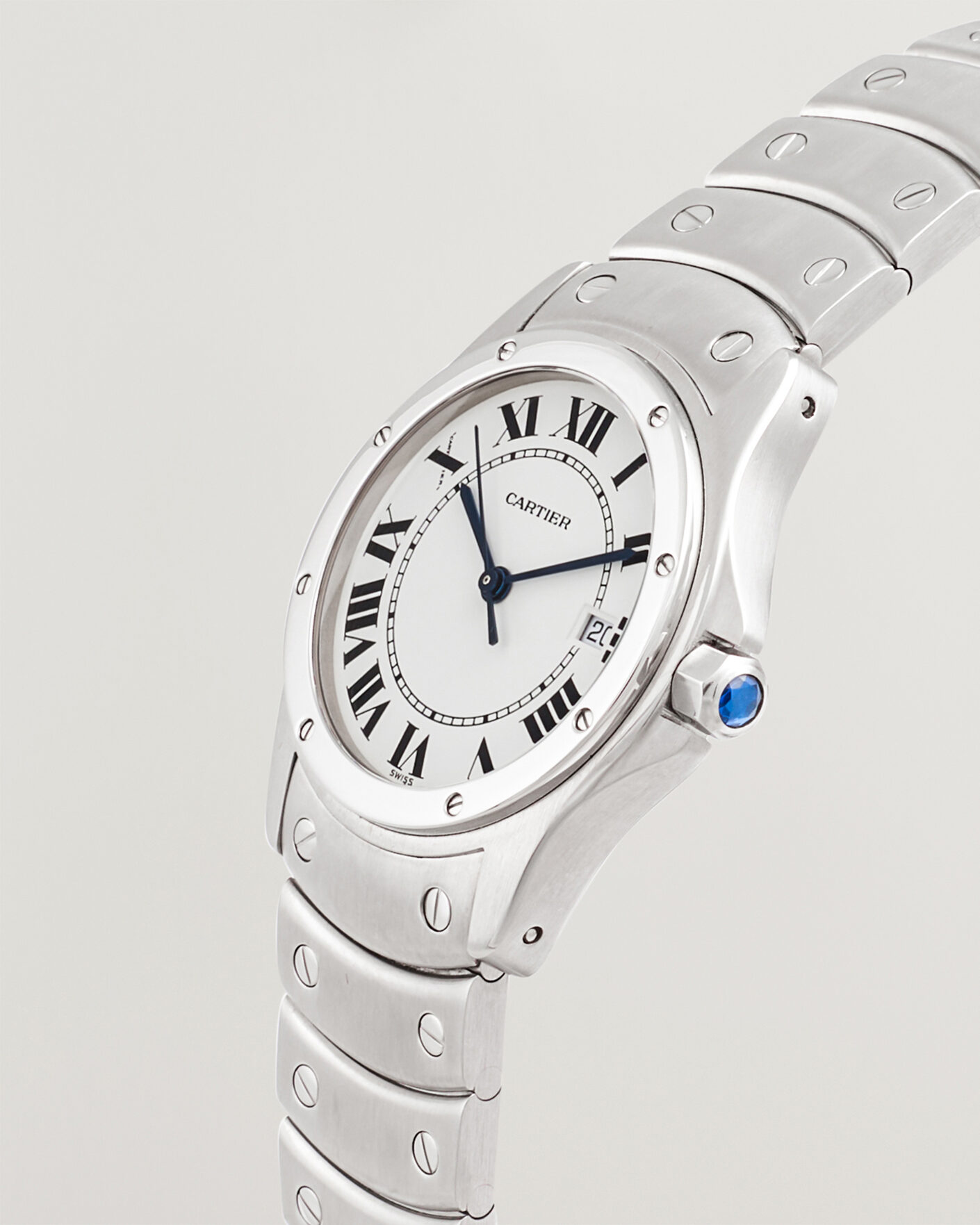 Herre | Pre-Owned & Vintage Watches | Cartier Pre-Owned | Santos Ronde  