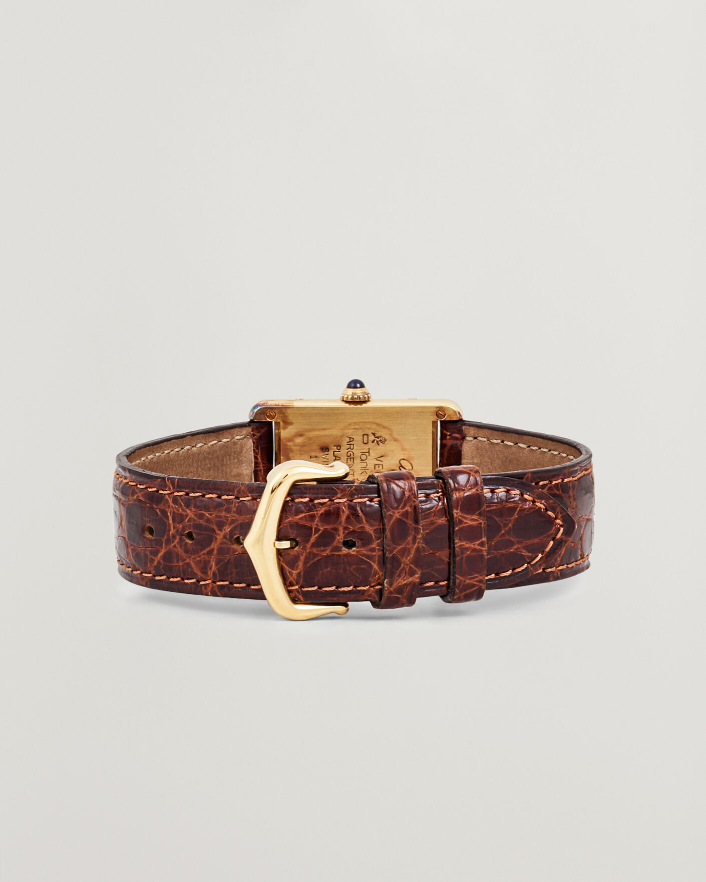 Herre | Pre-Owned & Vintage Watches | Cartier Pre-Owned | Tank Vermeil 